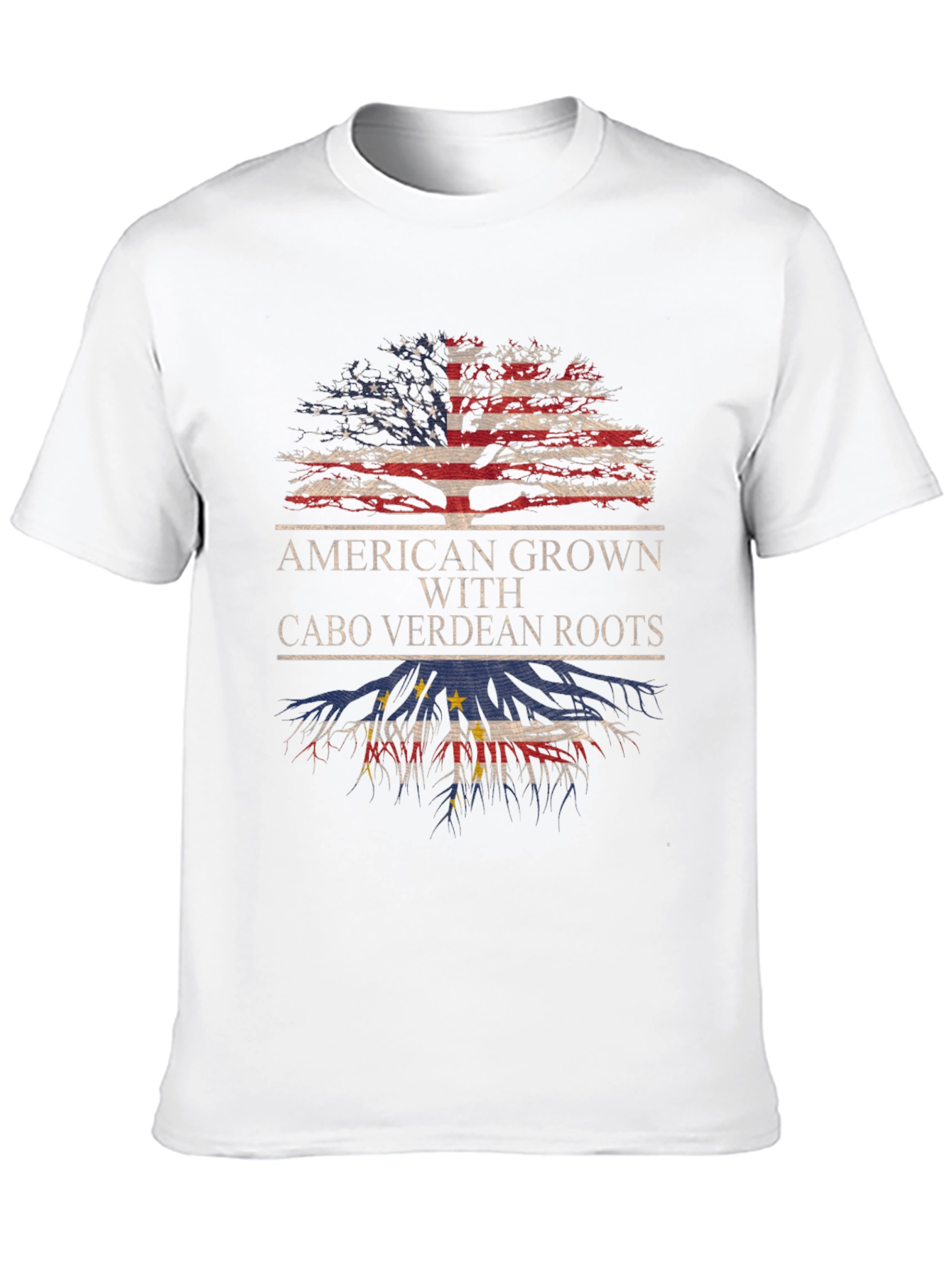 American Grown with Cabo Verdean Roots T-Shirt