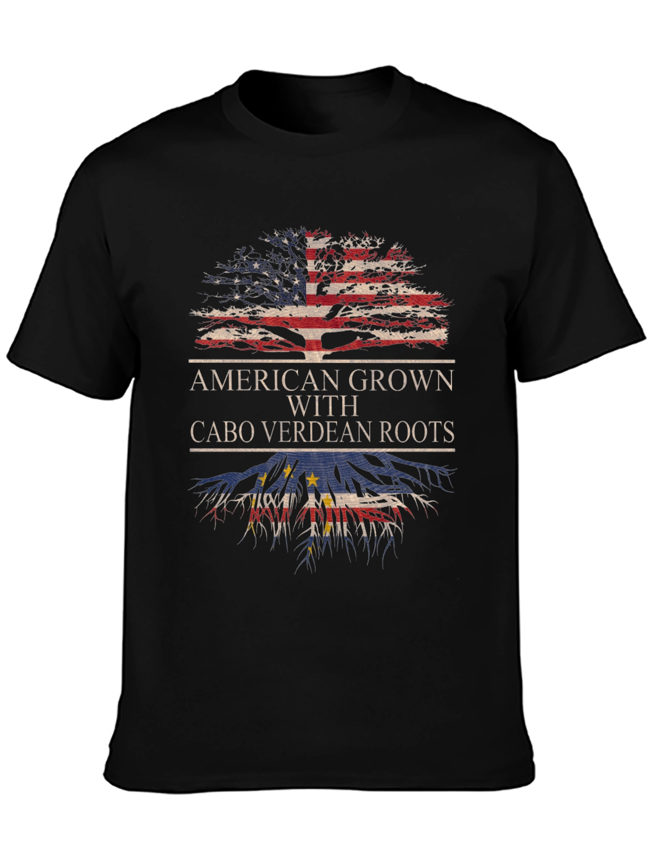 American Grown with Cabo Verdean Roots T-Shirt