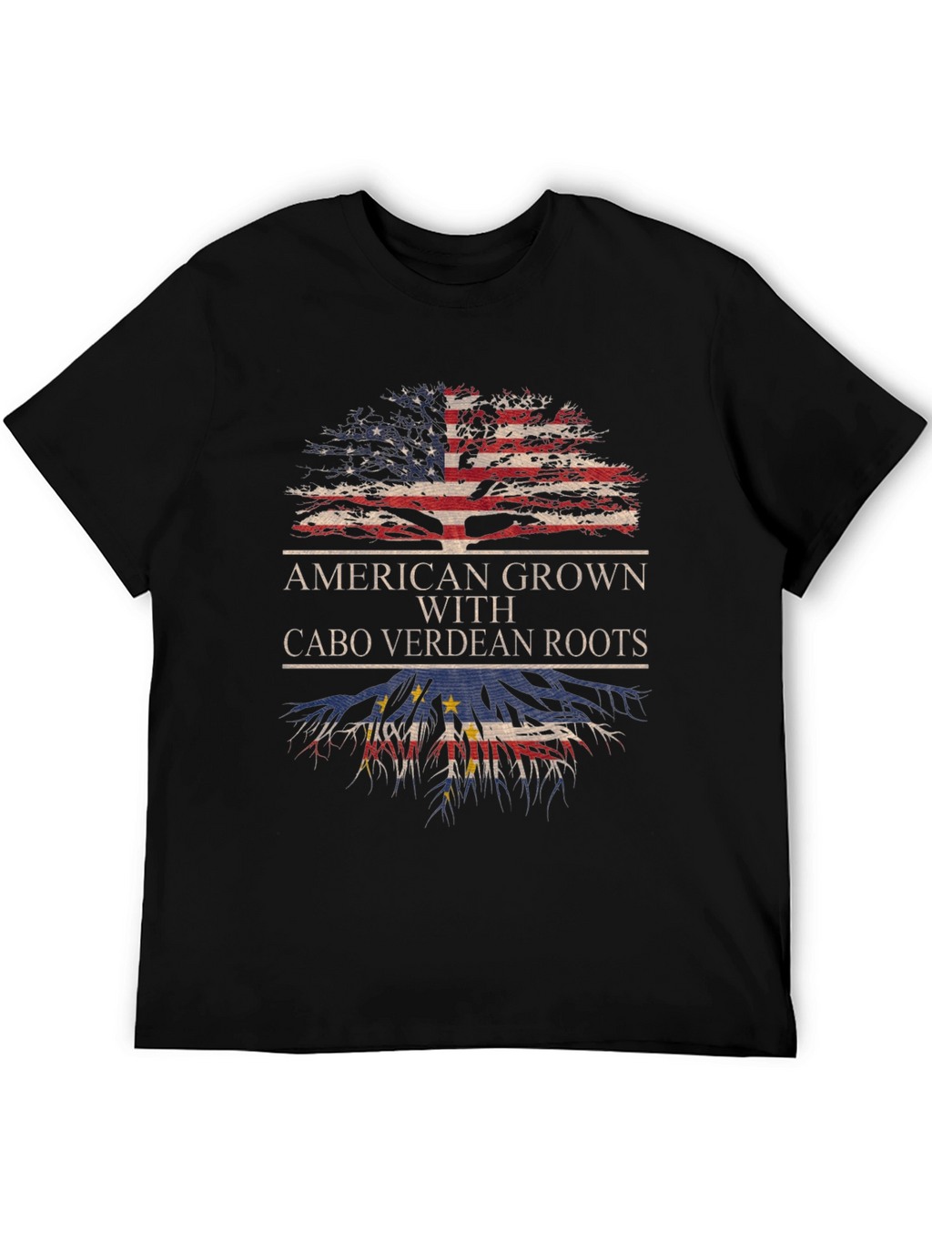 American Grown with Cabo Verdean Roots T-Shirt