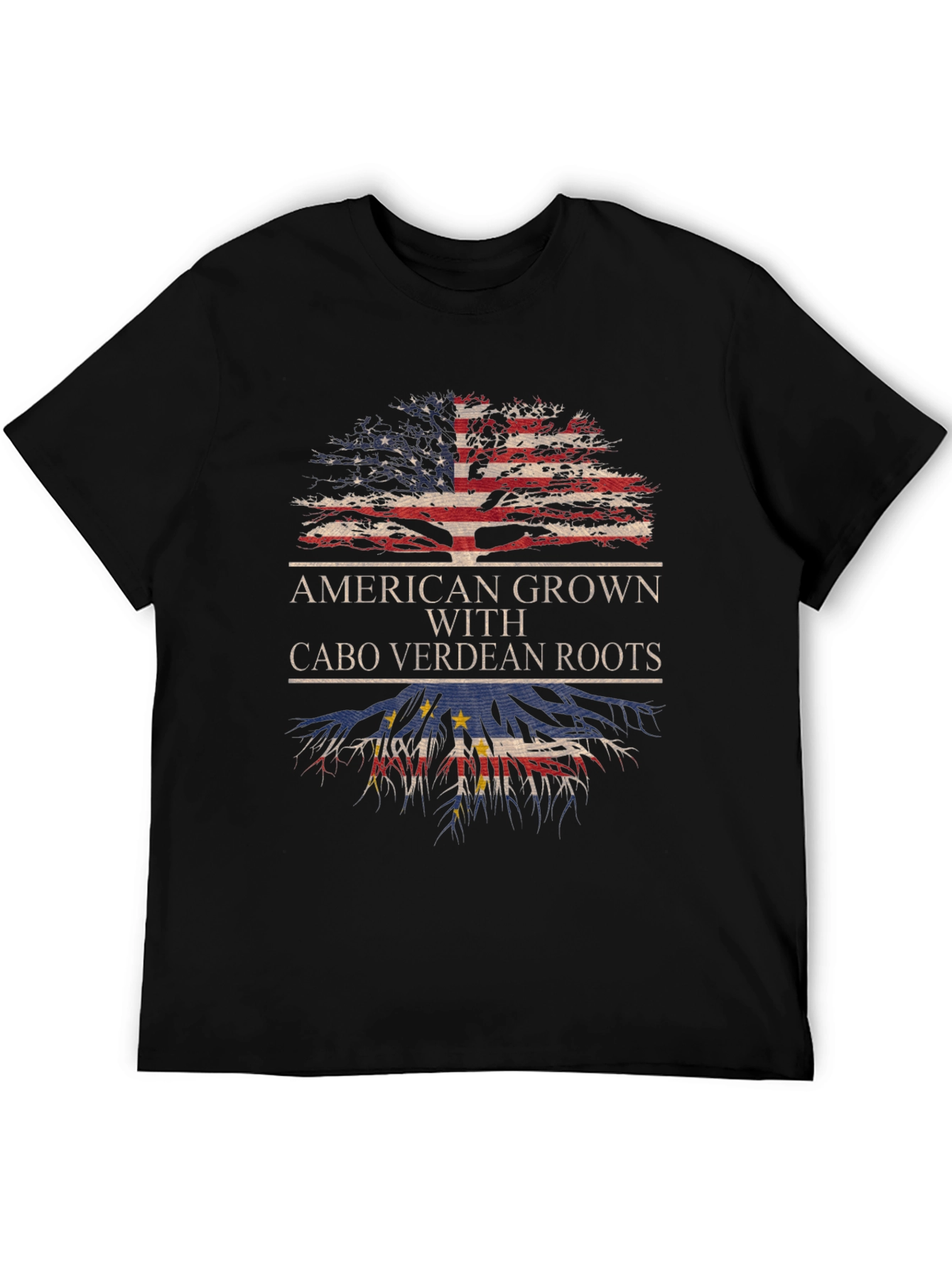 American Grown with Cabo Verdean Roots T-Shirt
