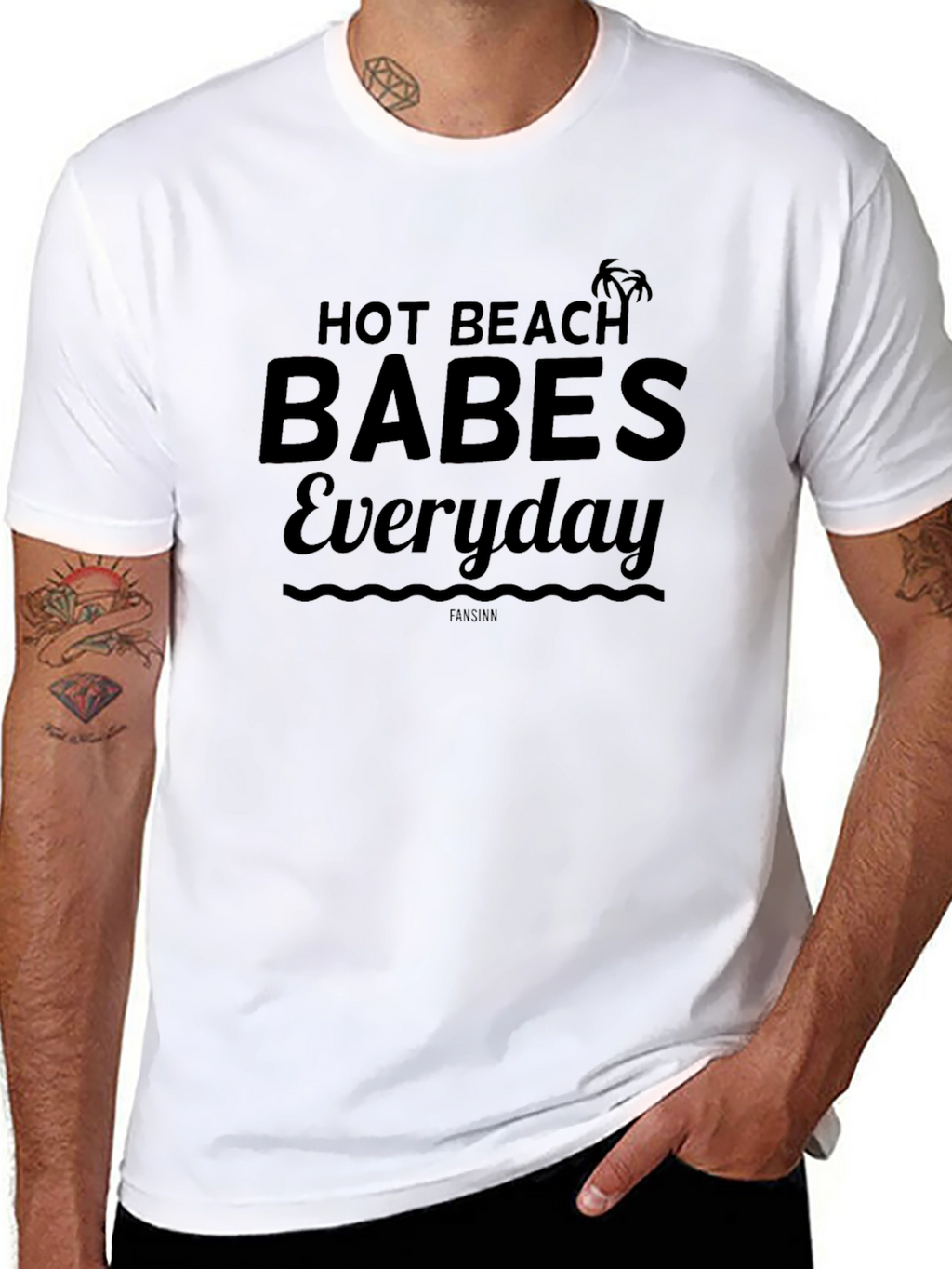 Hot Beach Babes Everyday Graphic Tee
