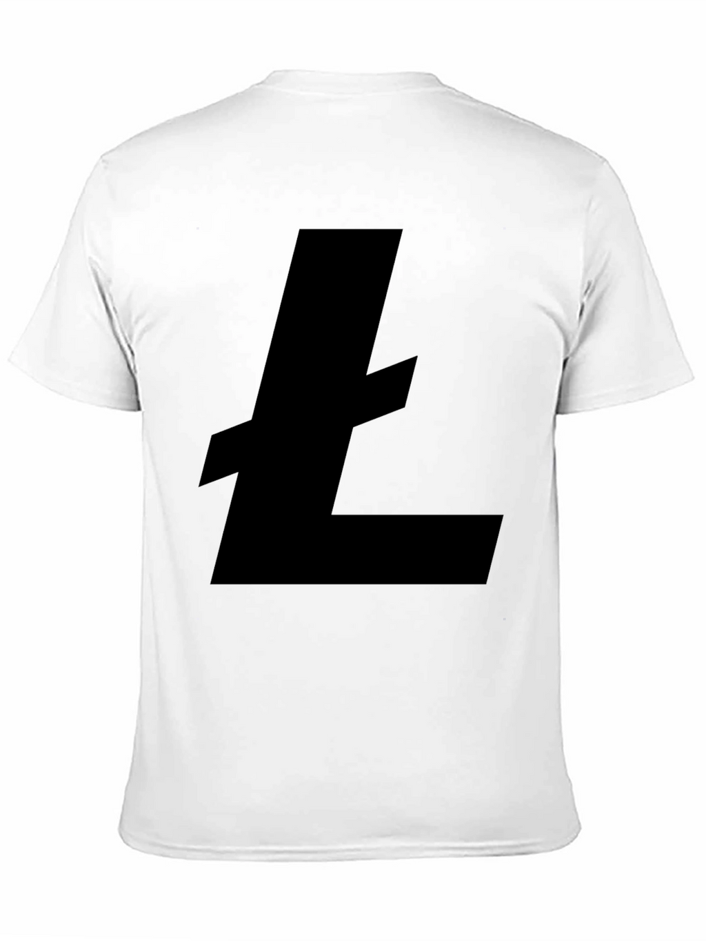 Black Litecoin Logo T-Shirt