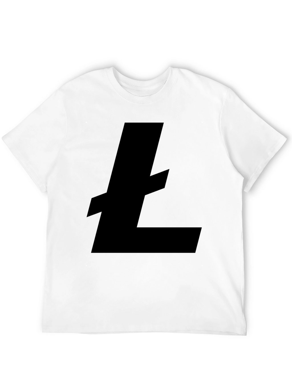 Black Litecoin Logo T-Shirt