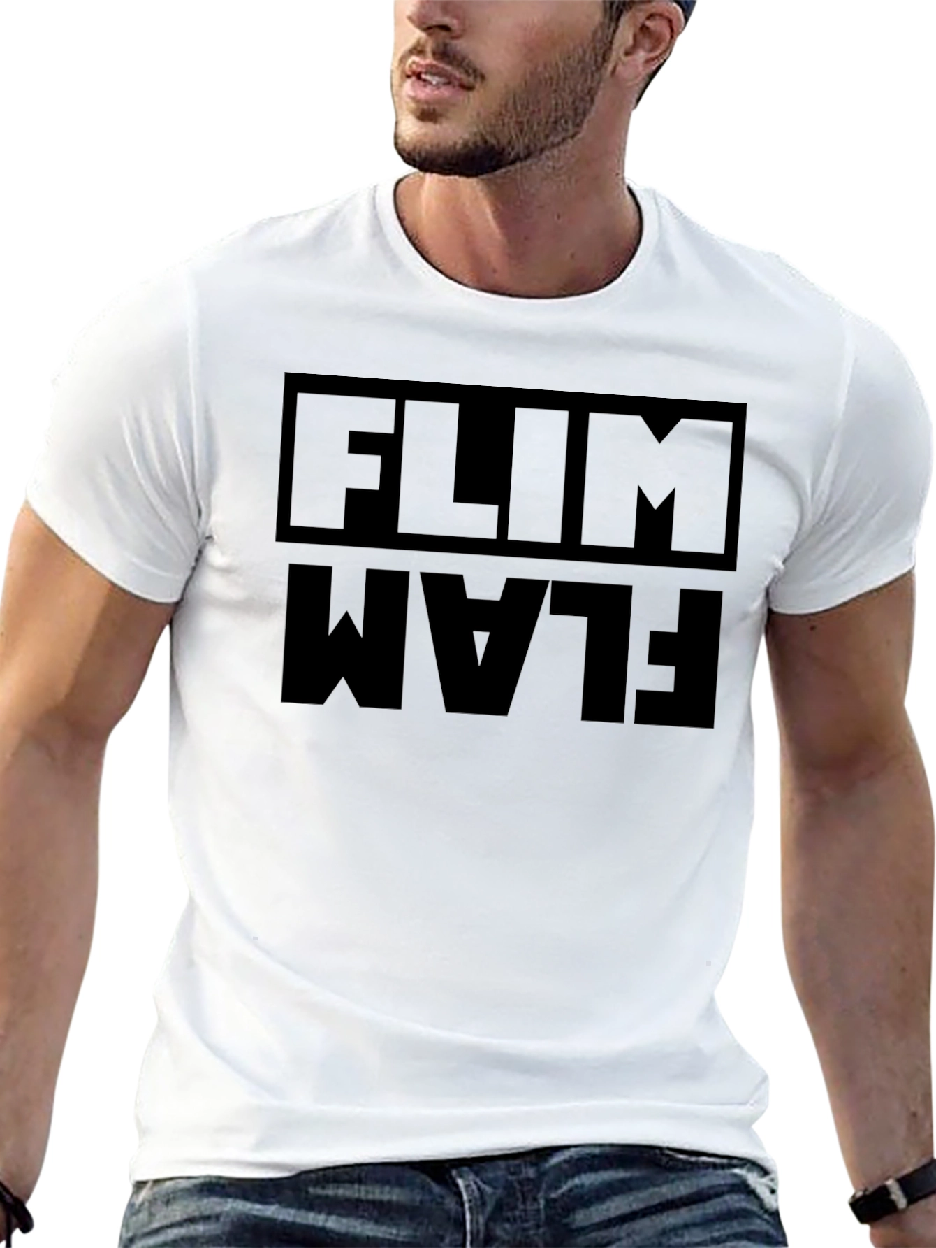 Flim Flam Graphic Tee - Soft Cotton Crew Neck Shirt