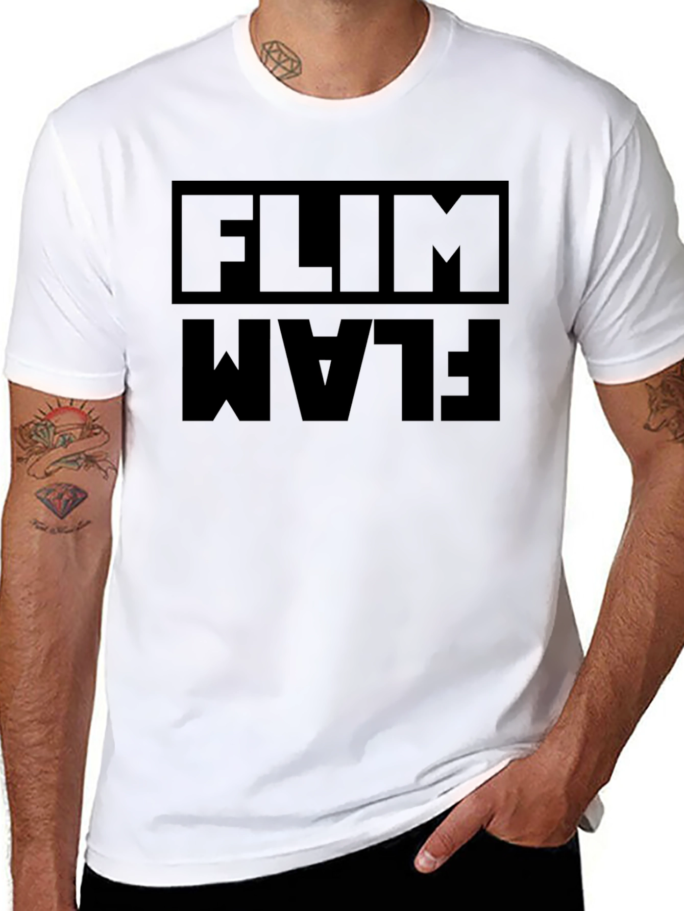 Flim Flam Graphic Tee - Soft Cotton Crew Neck Shirt