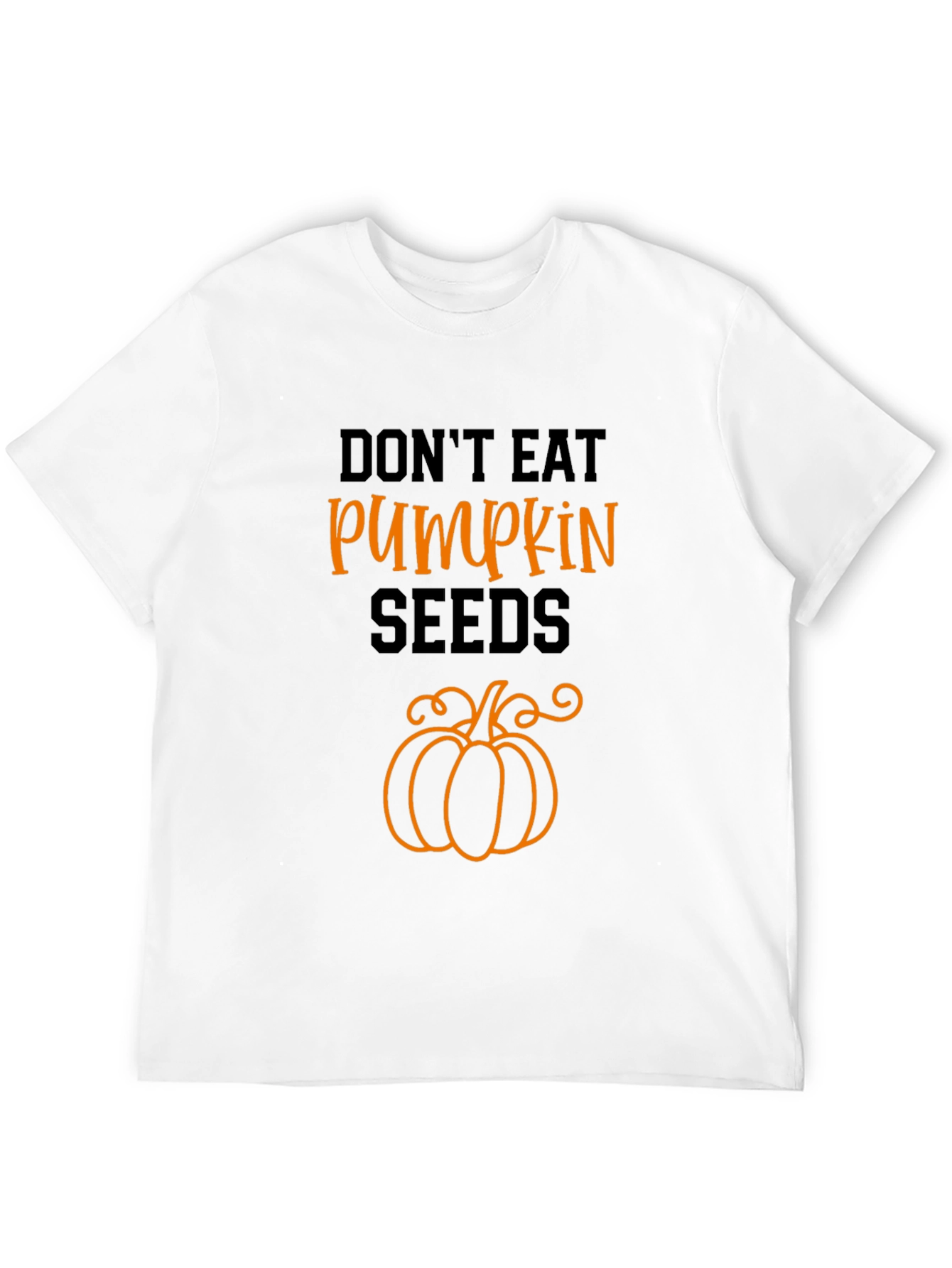 Dont Eat Pumpkin Seeds Black Graphic Tee