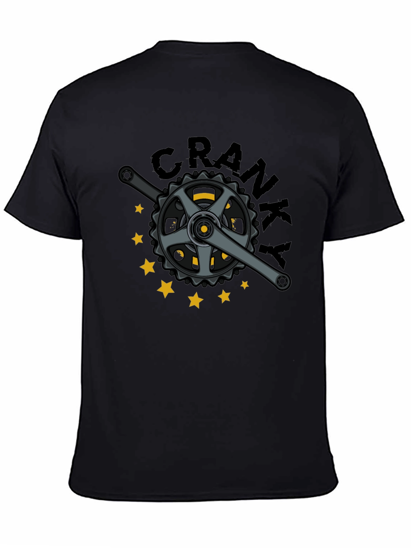 Cranky Bike T-Shirt - Unique Cyclist Design