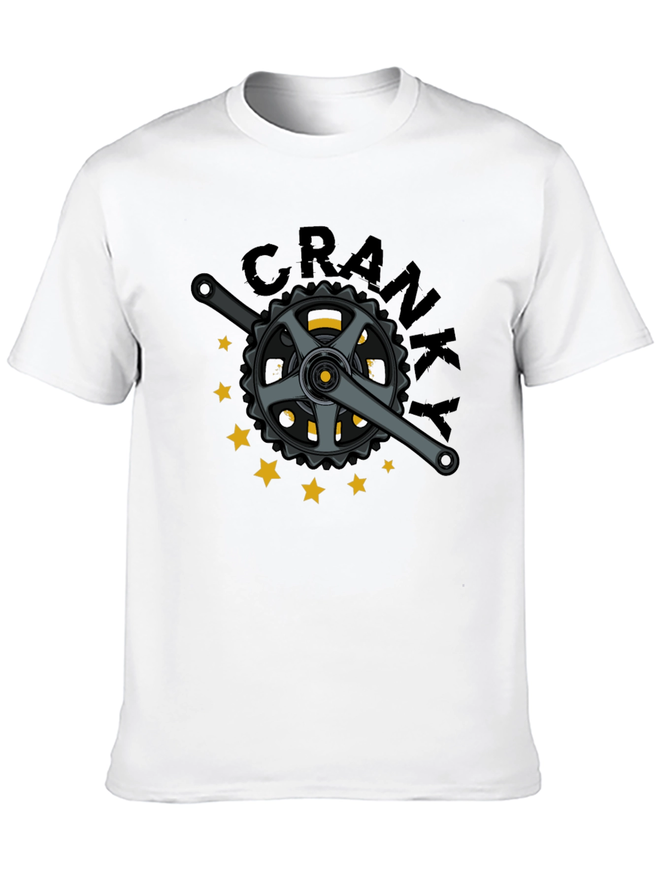 Cranky Bike T-Shirt - Unique Cyclist Design