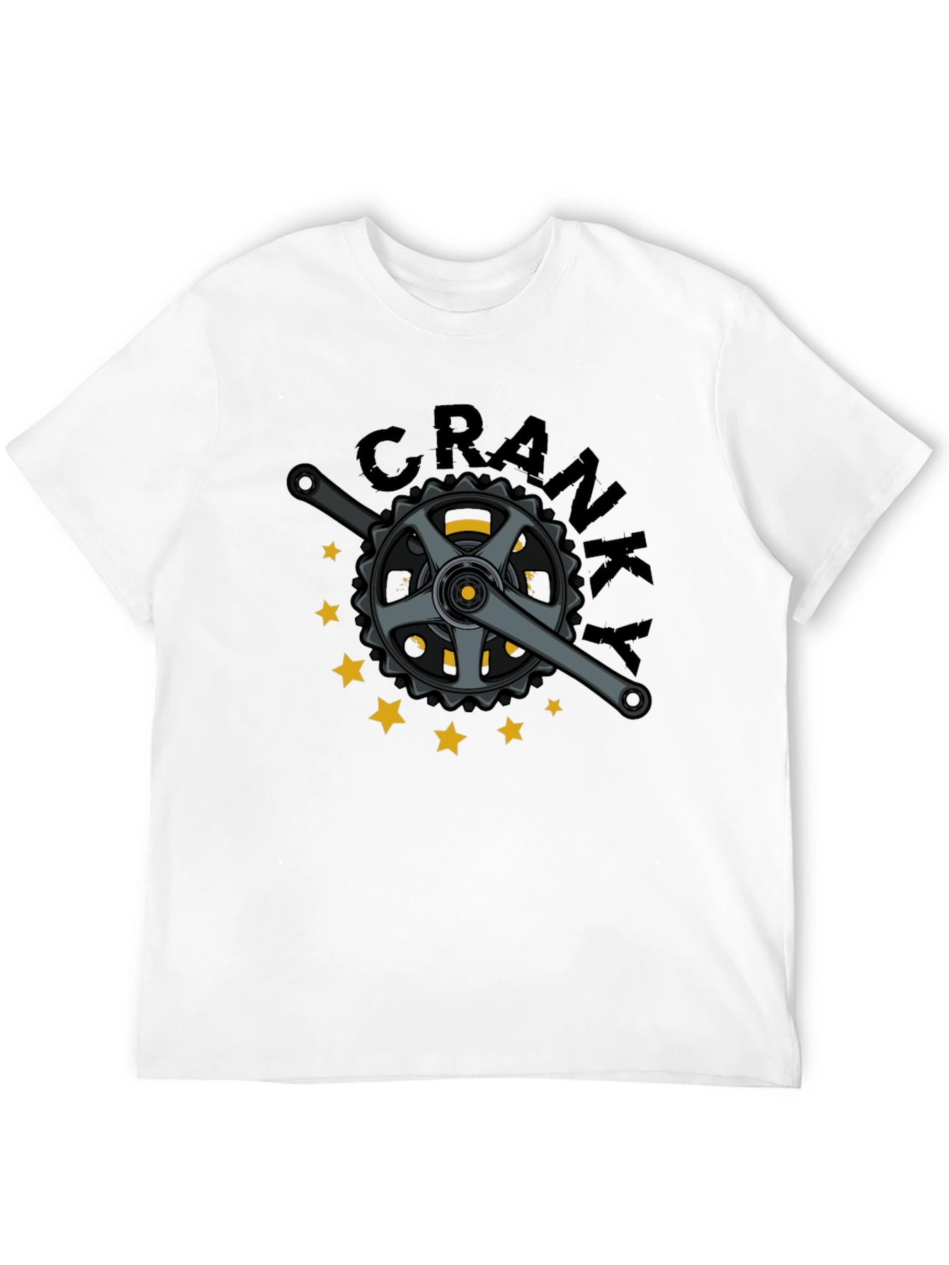 Cranky Bike T-Shirt - Unique Cyclist Design