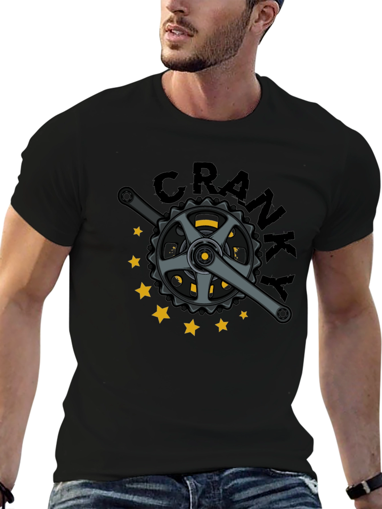 Cranky Bike T-Shirt - Unique Cyclist Design