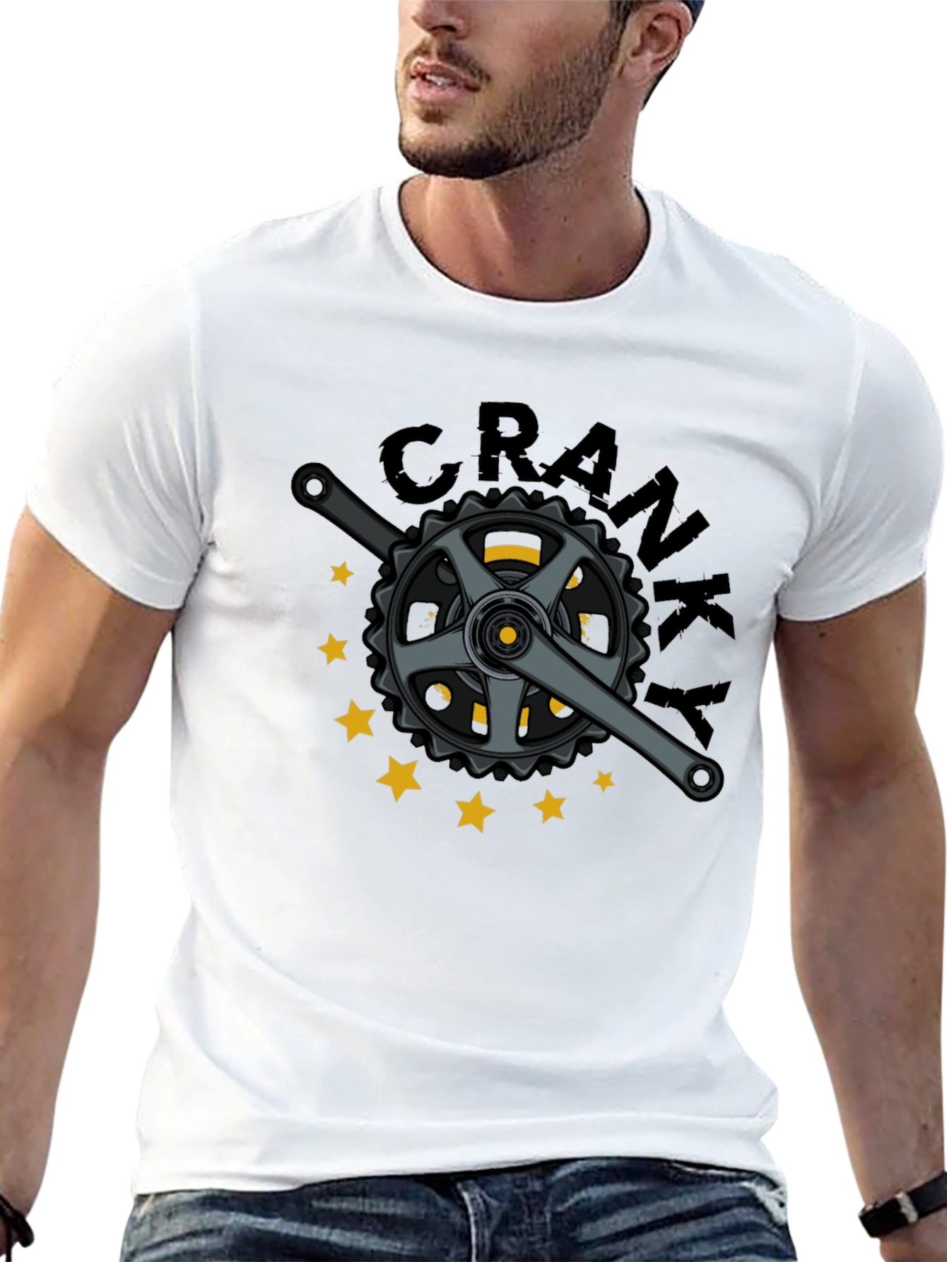 Cranky Bike T-Shirt - Unique Cyclist Design
