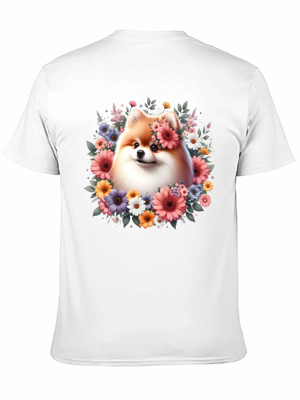 Dog With Floral Crown T-Shirt