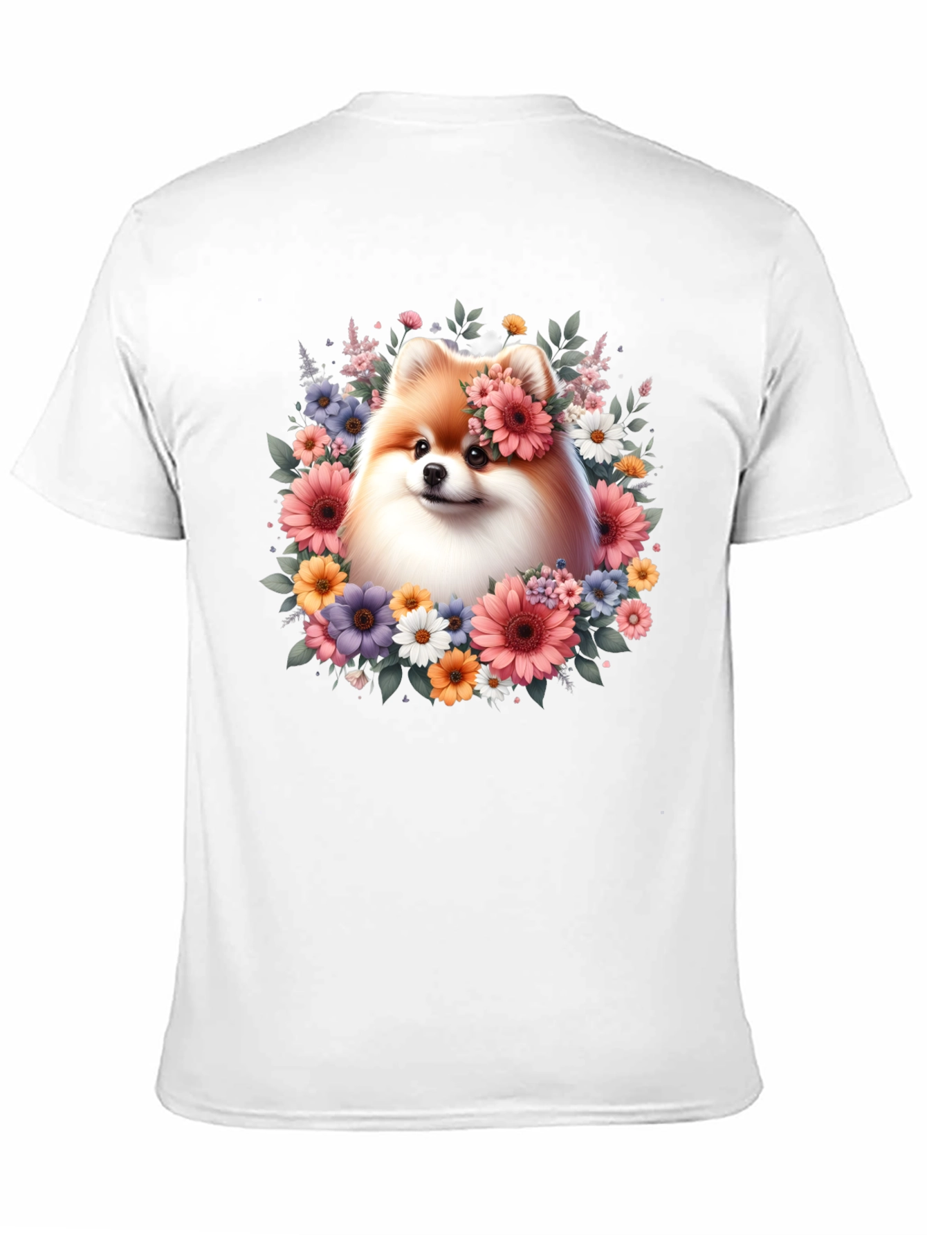 Dog With Floral Crown T-Shirt