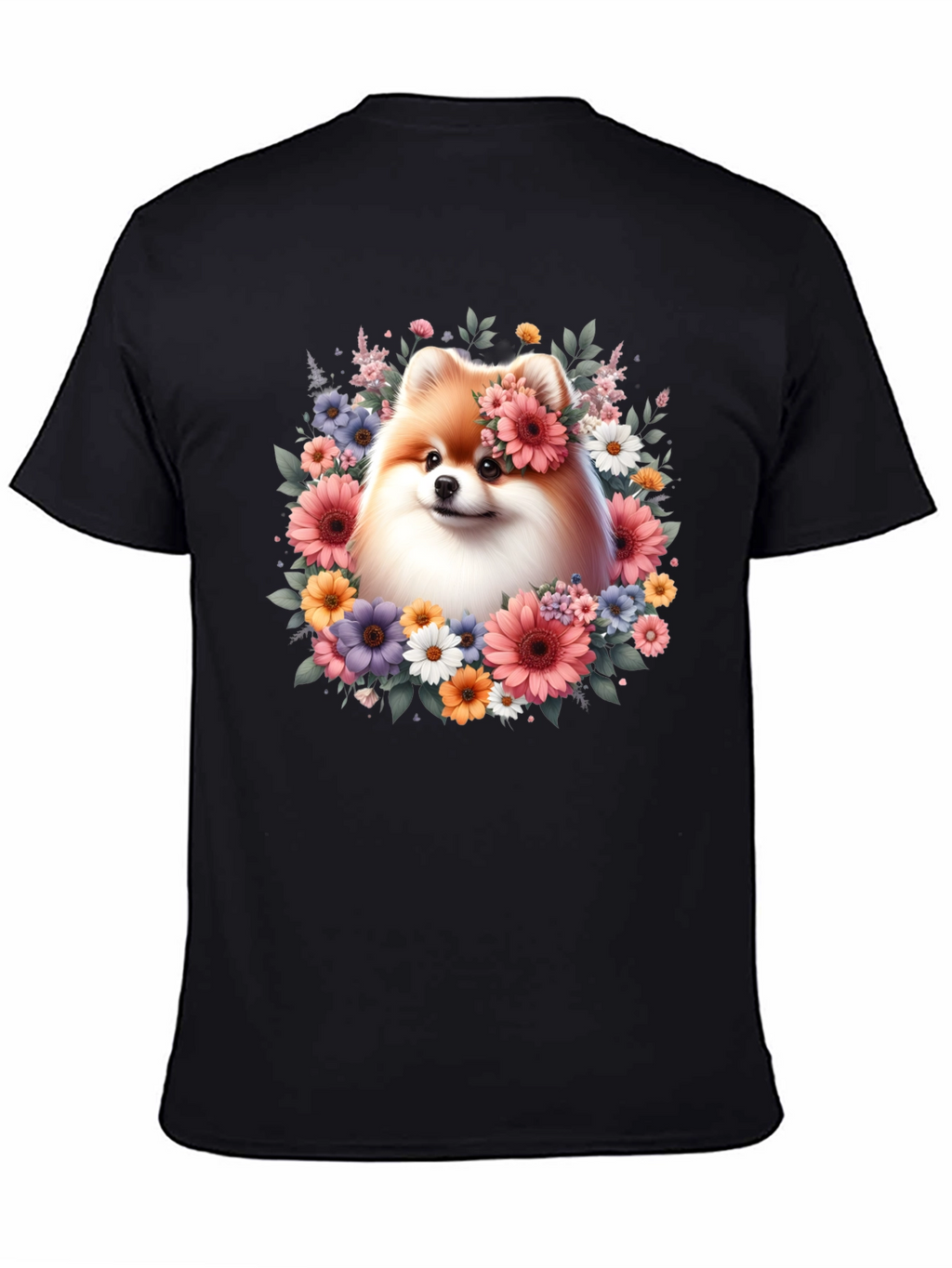 Dog With Floral Crown T-Shirt