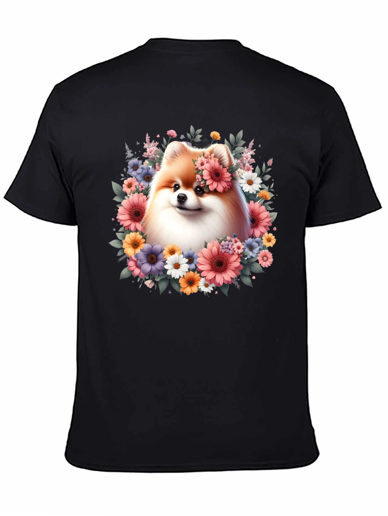 Dog With Floral Crown T-Shirt