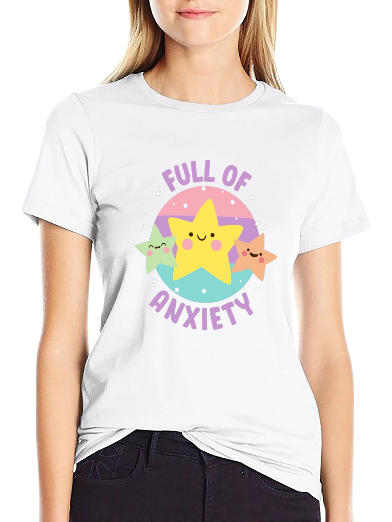 Anxiety Star Graphic T-Shirt