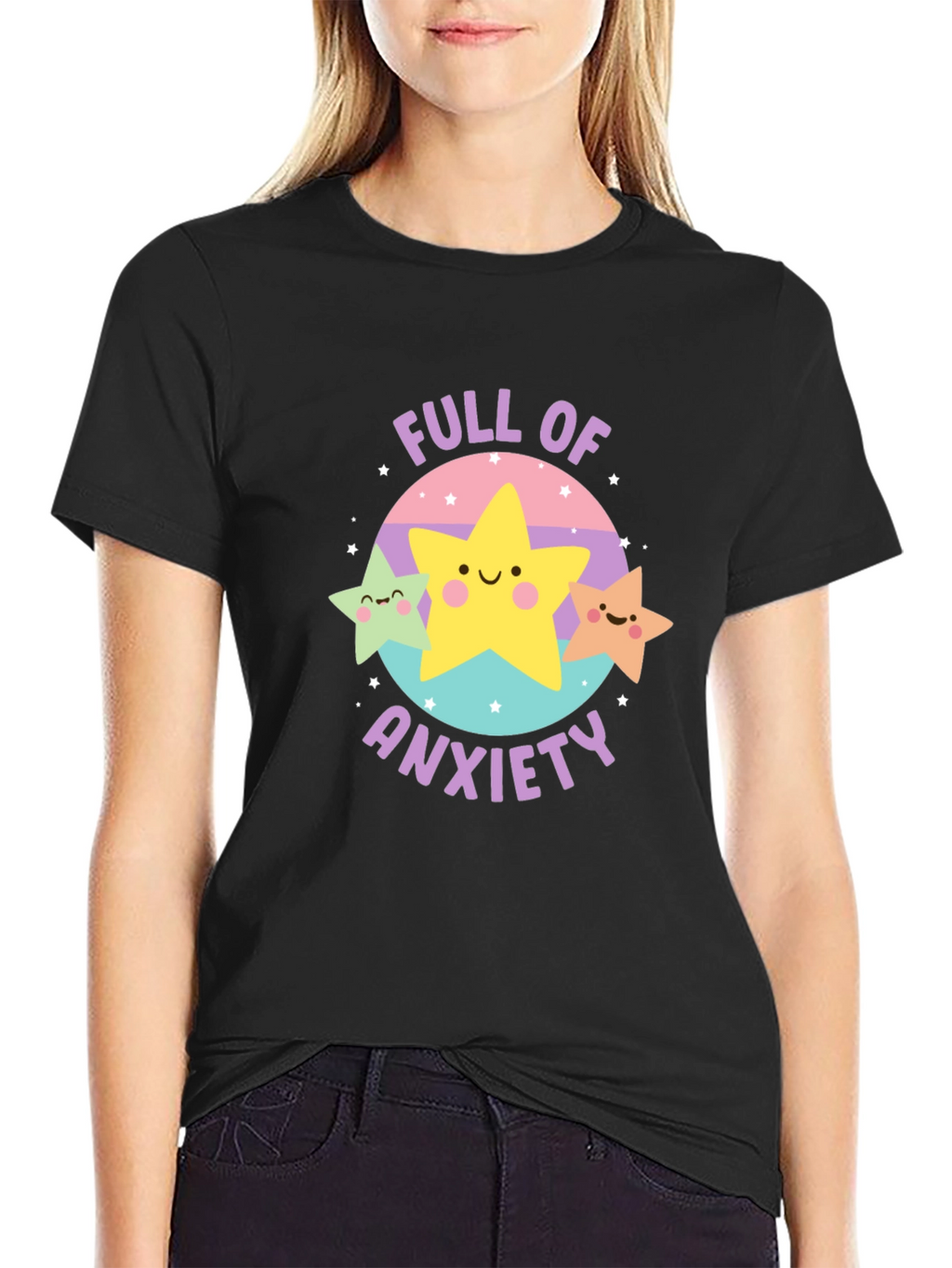Anxiety Star Graphic T-Shirt