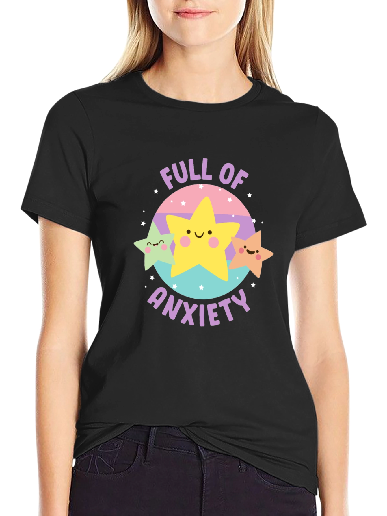 Anxiety Star Graphic T-Shirt