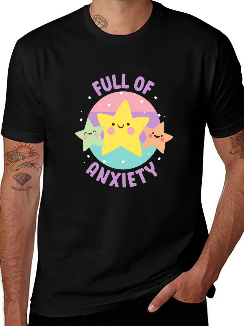 Anxiety Star Graphic T-Shirt
