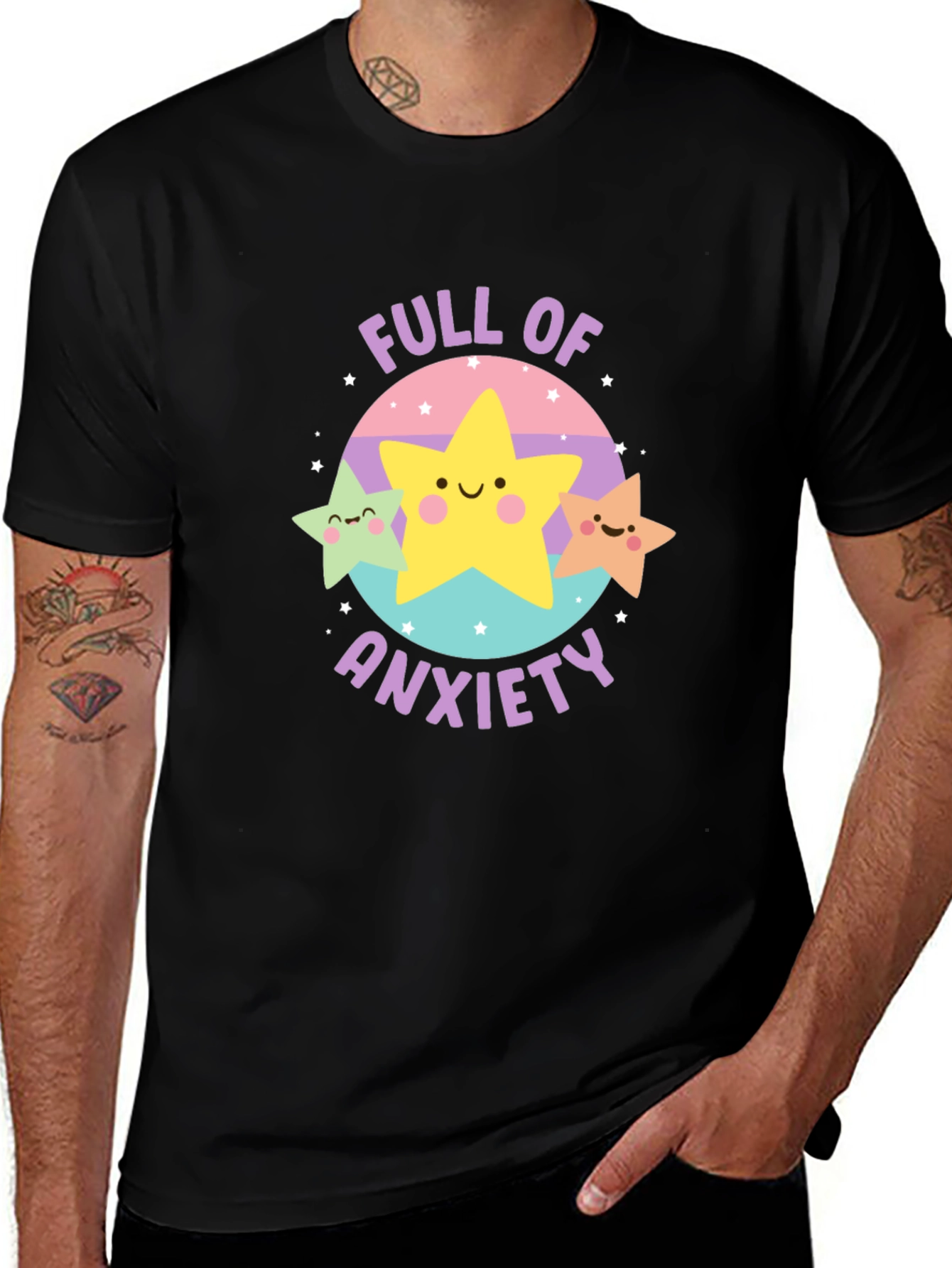 Anxiety Star Graphic T-Shirt