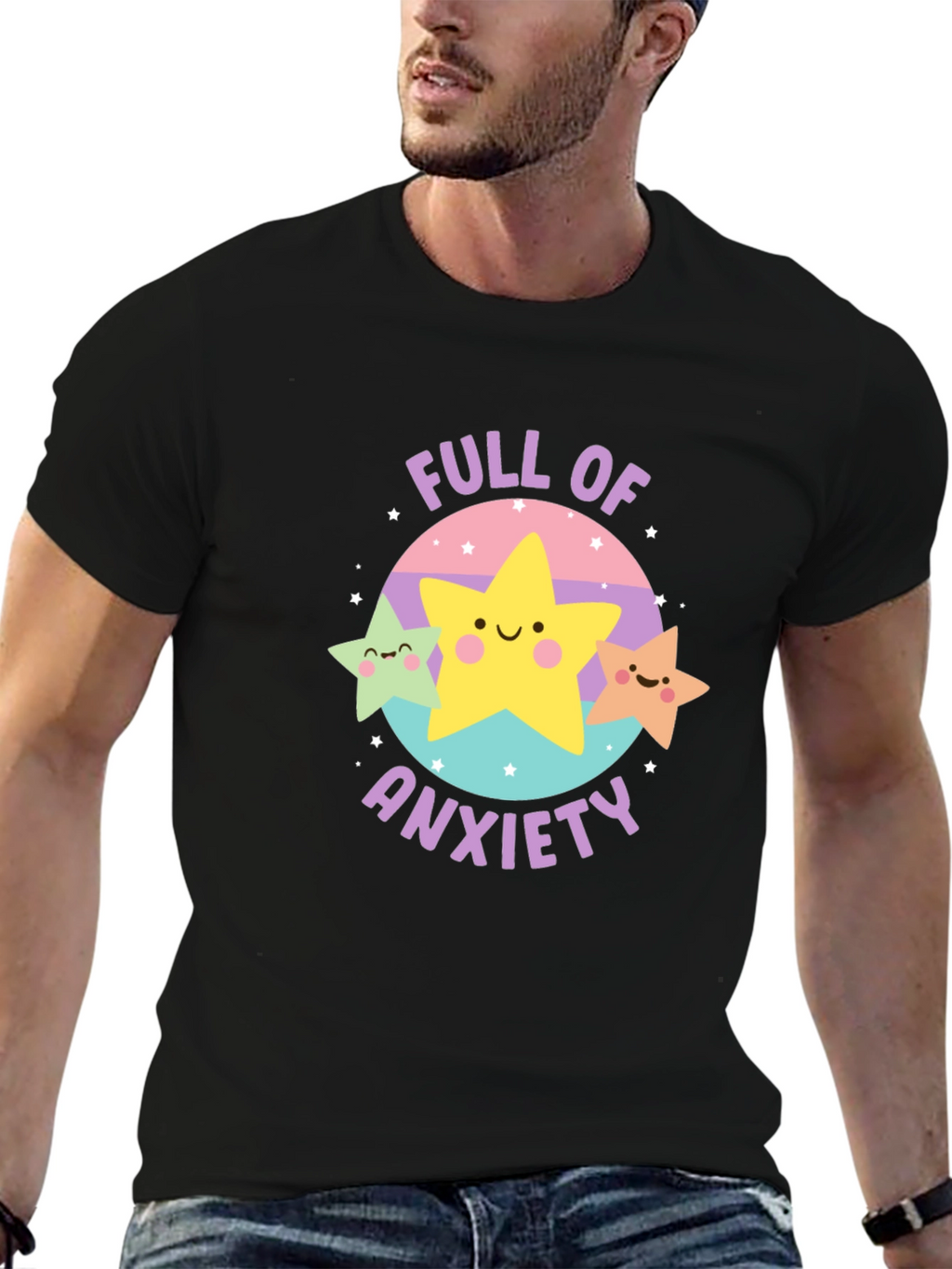 Anxiety Star Graphic T-Shirt