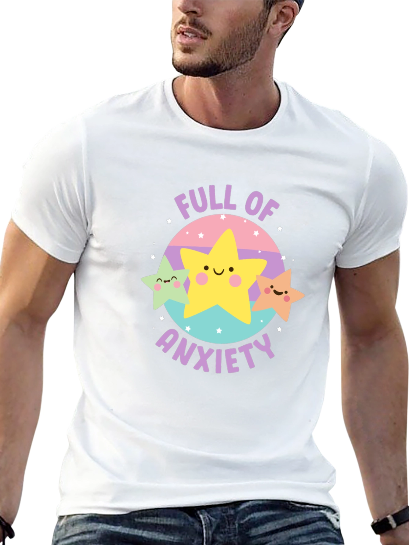Anxiety Star Graphic T-Shirt