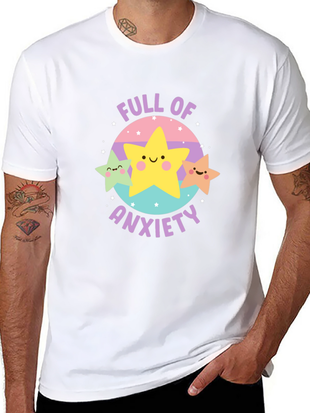 Anxiety Star Graphic T-Shirt