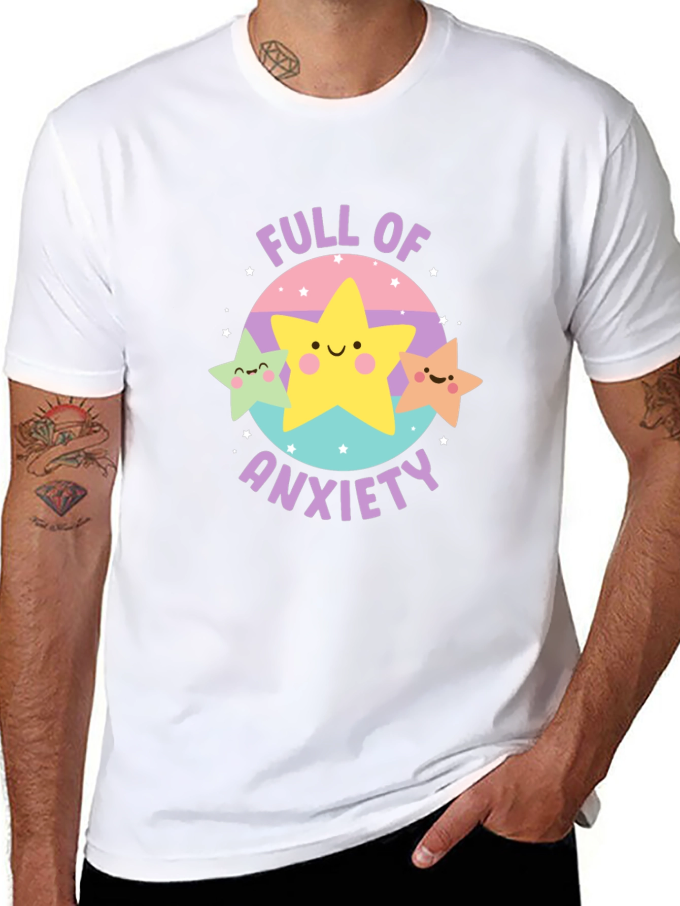 Anxiety Star Graphic T-Shirt