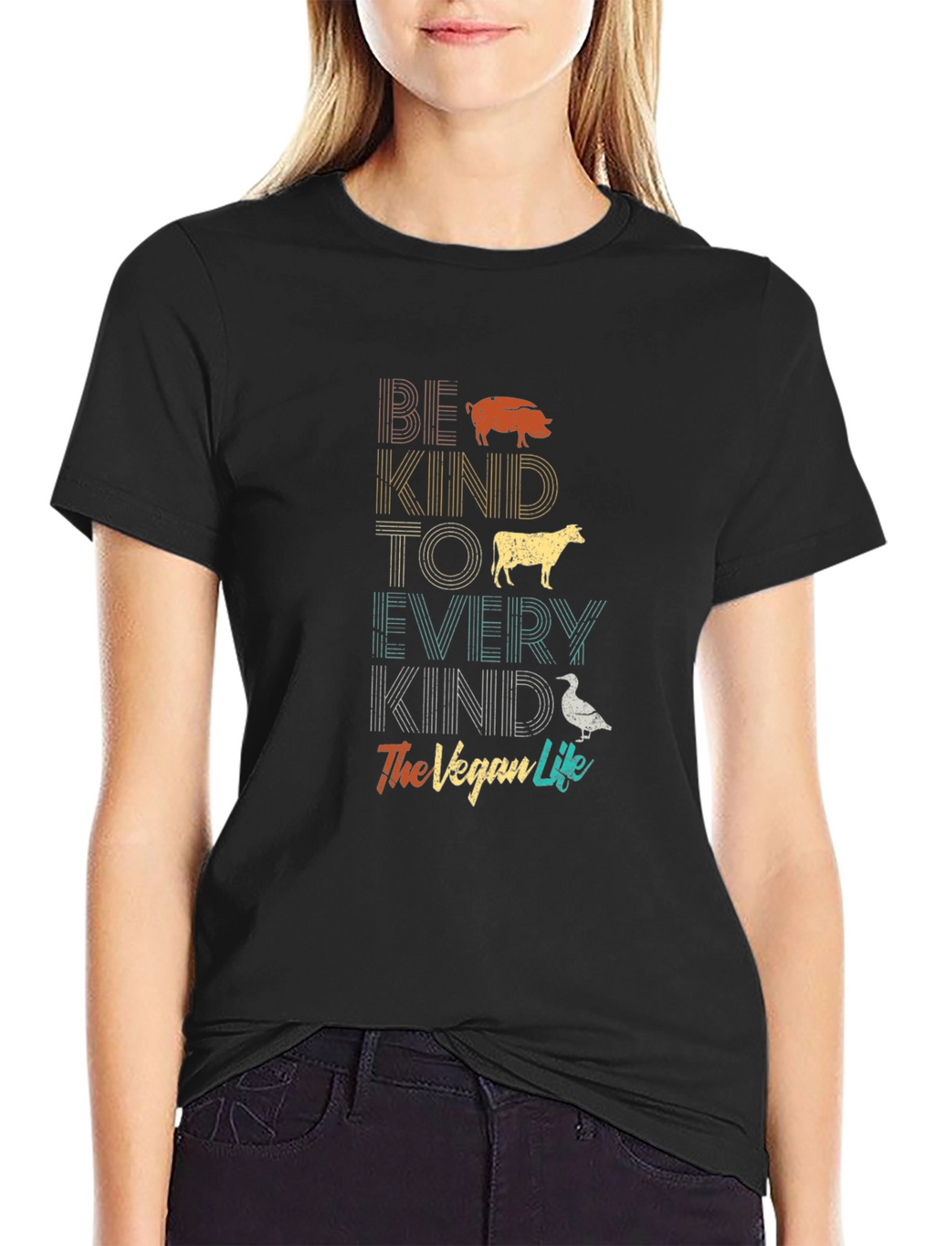 Be Kind T-Shirt: The Vegan Life Tee