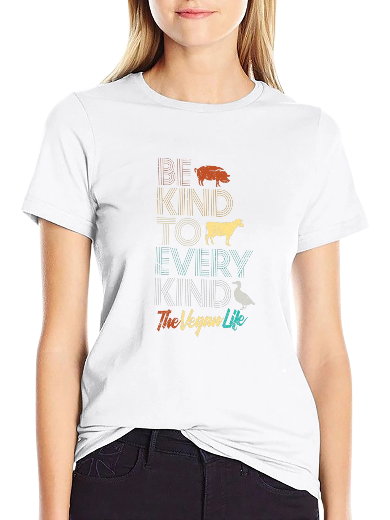 Be Kind T-Shirt: The Vegan Life Tee