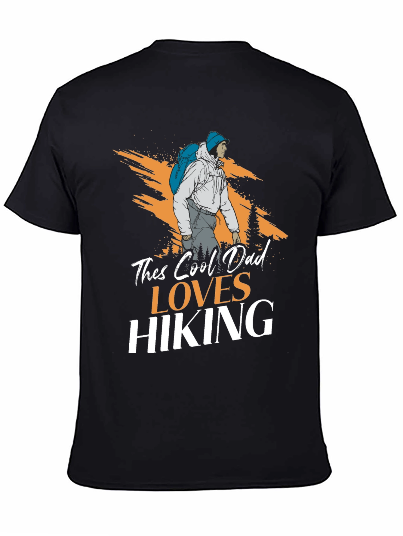Cool Dad Loves Hiking T-Shirt