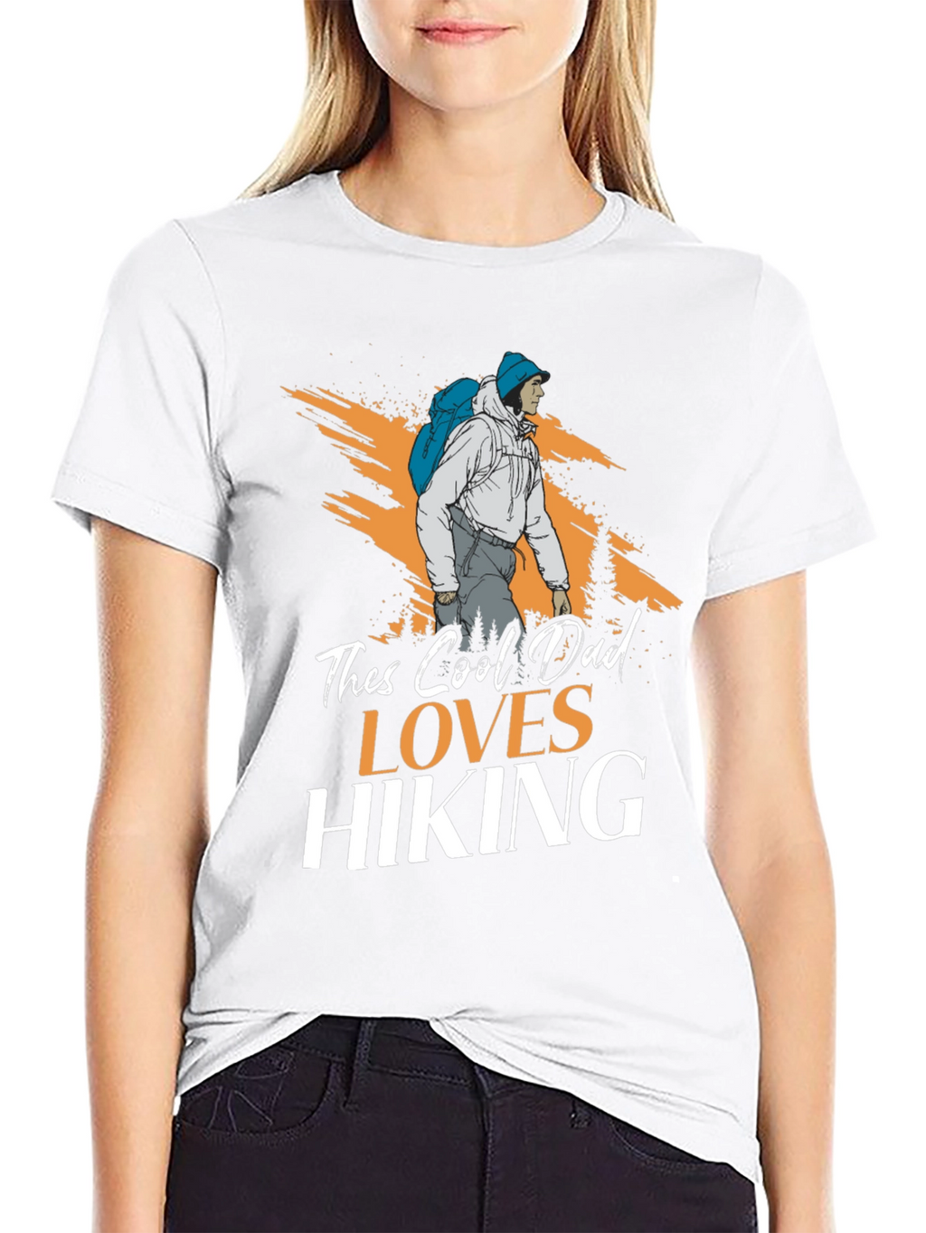 Cool Dad Loves Hiking T-Shirt