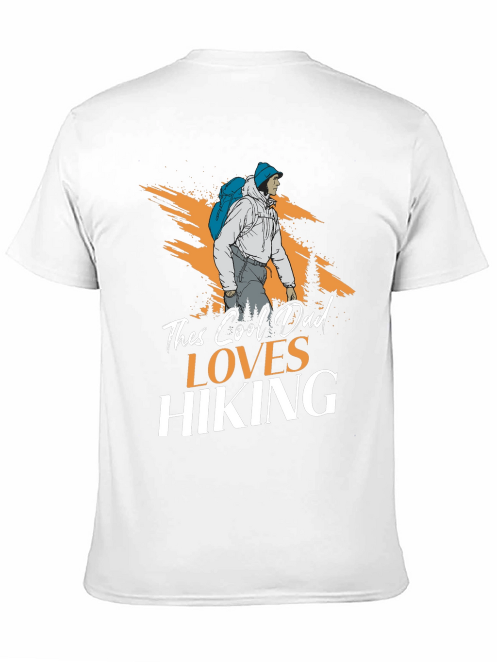 Cool Dad Loves Hiking T-Shirt