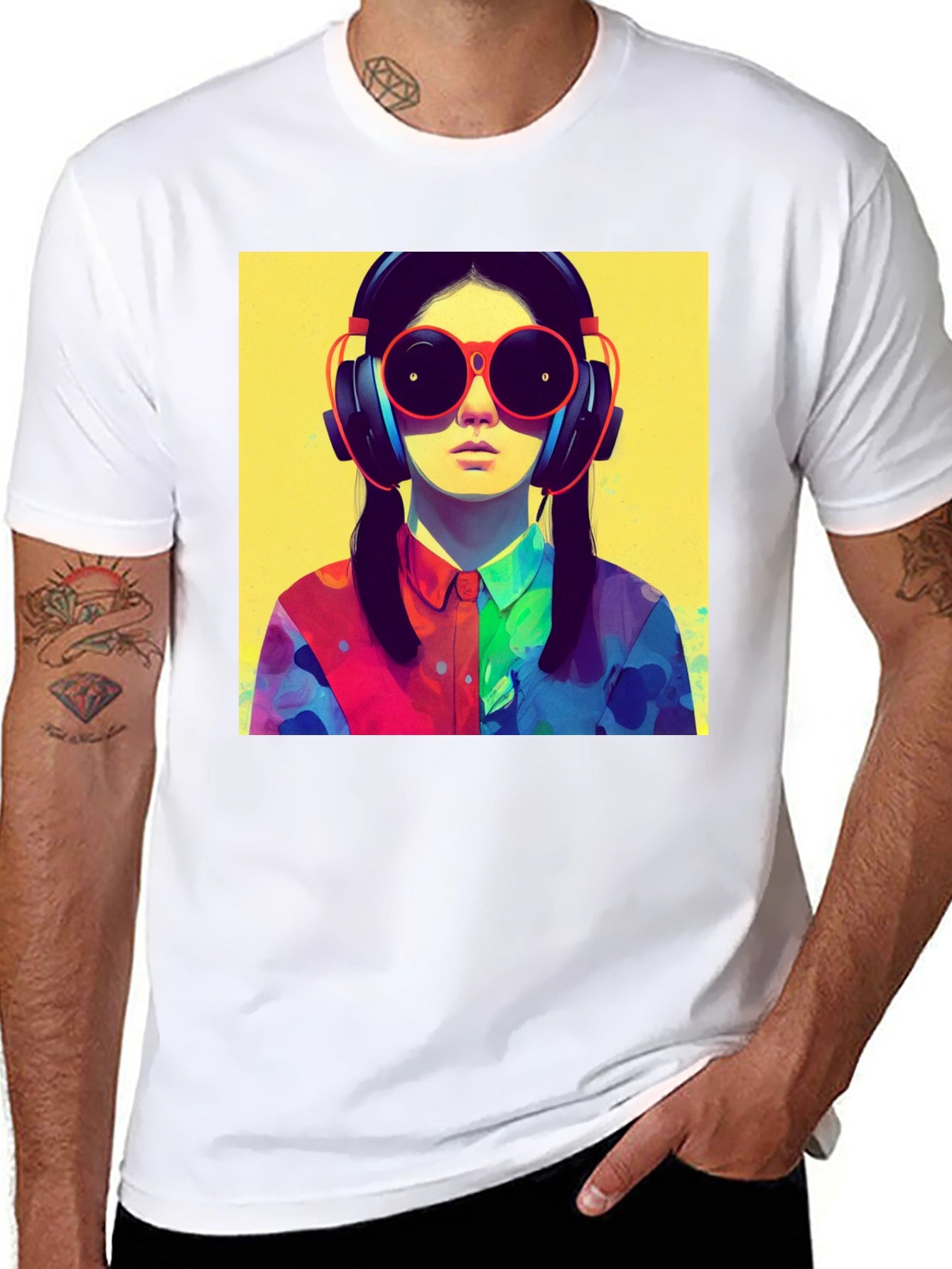 Colorful Portrait T-Shirt