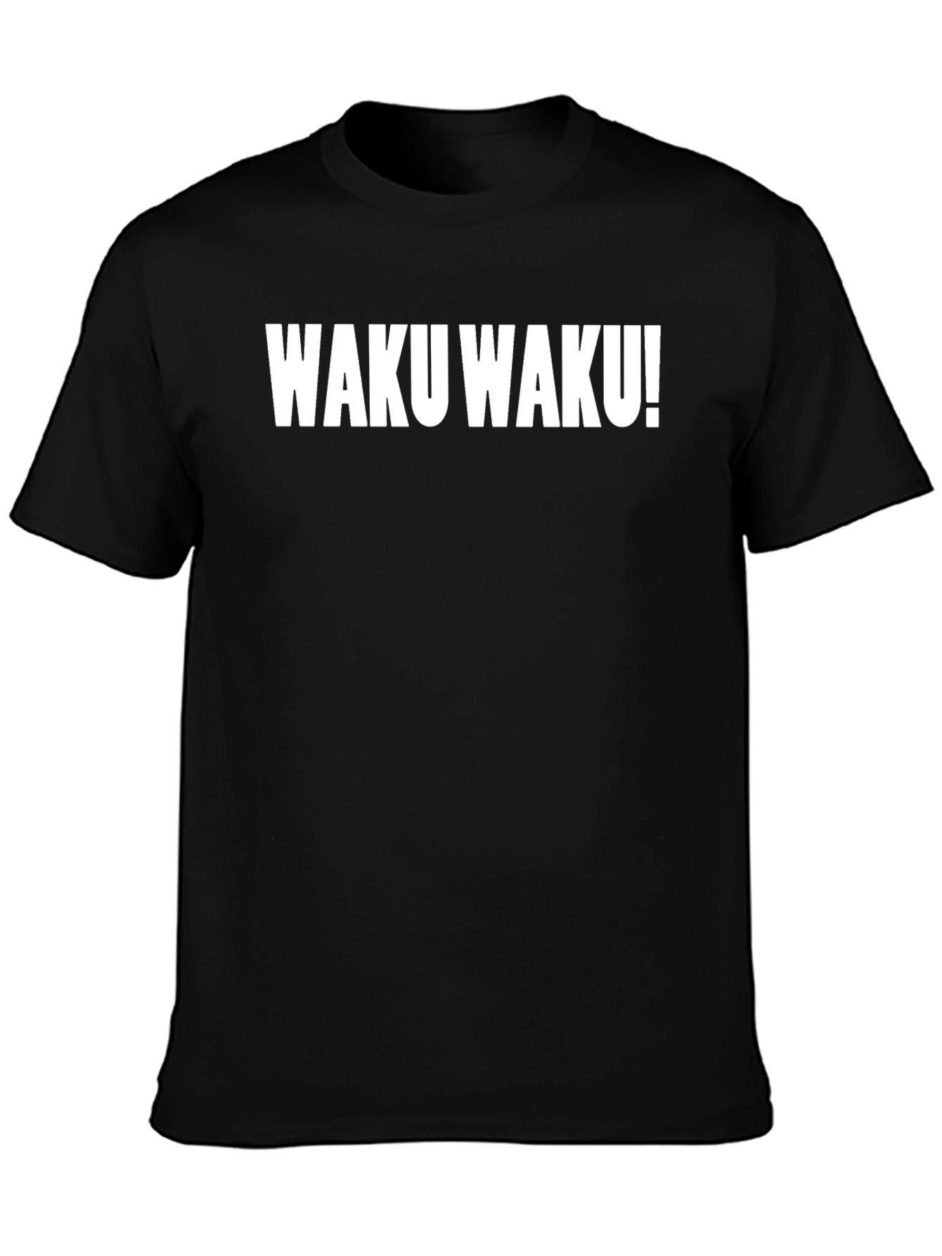 WAKU WAKU! Graphic Tee - Trendy Casual Wear