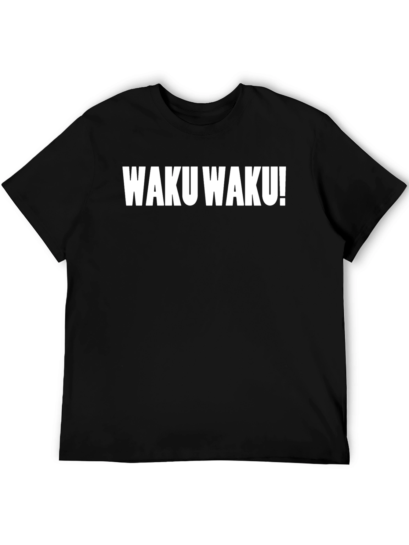 WAKU WAKU! Graphic Tee - Trendy Casual Wear