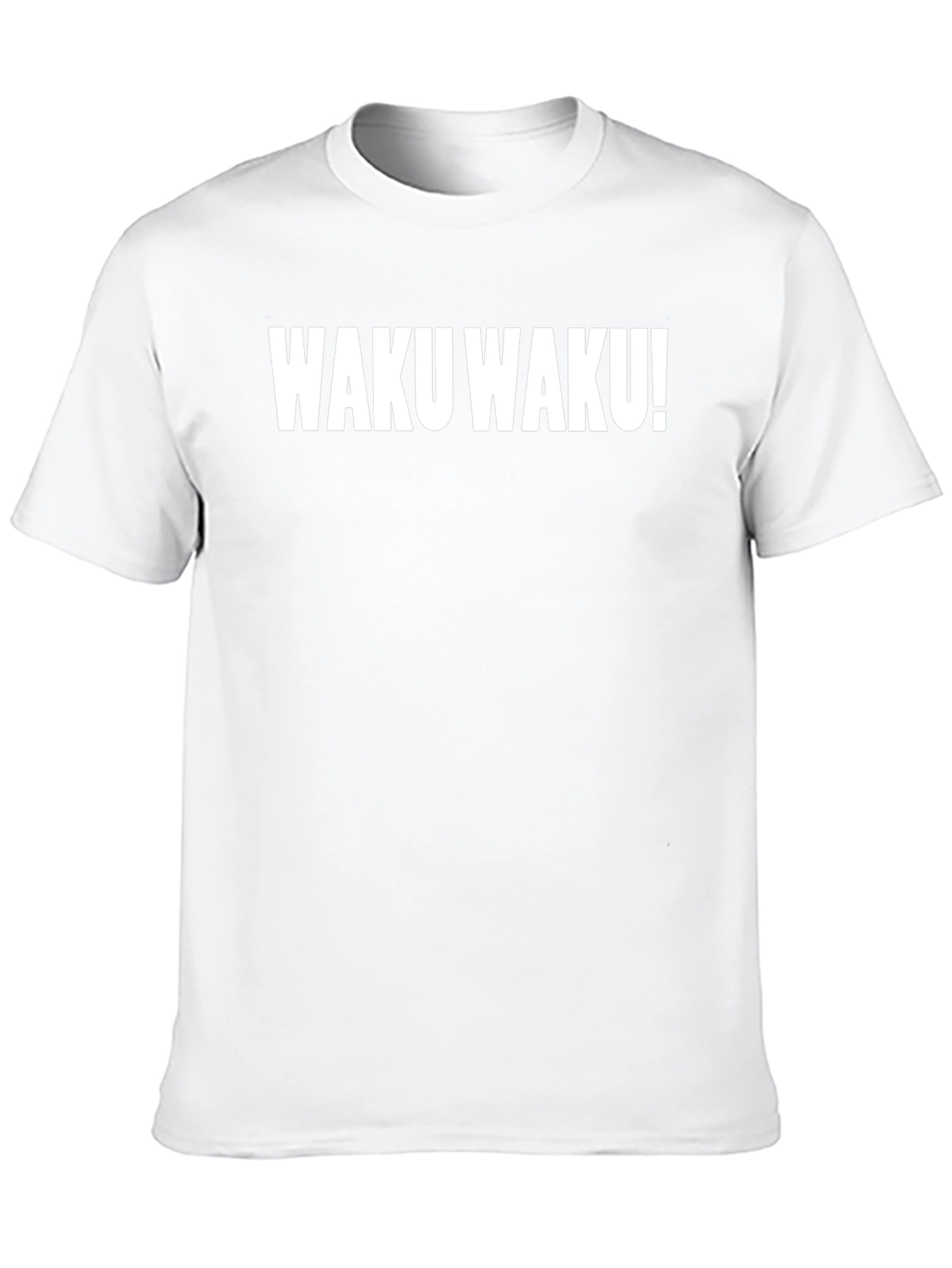 WAKU WAKU! Graphic Tee - Trendy Casual Wear