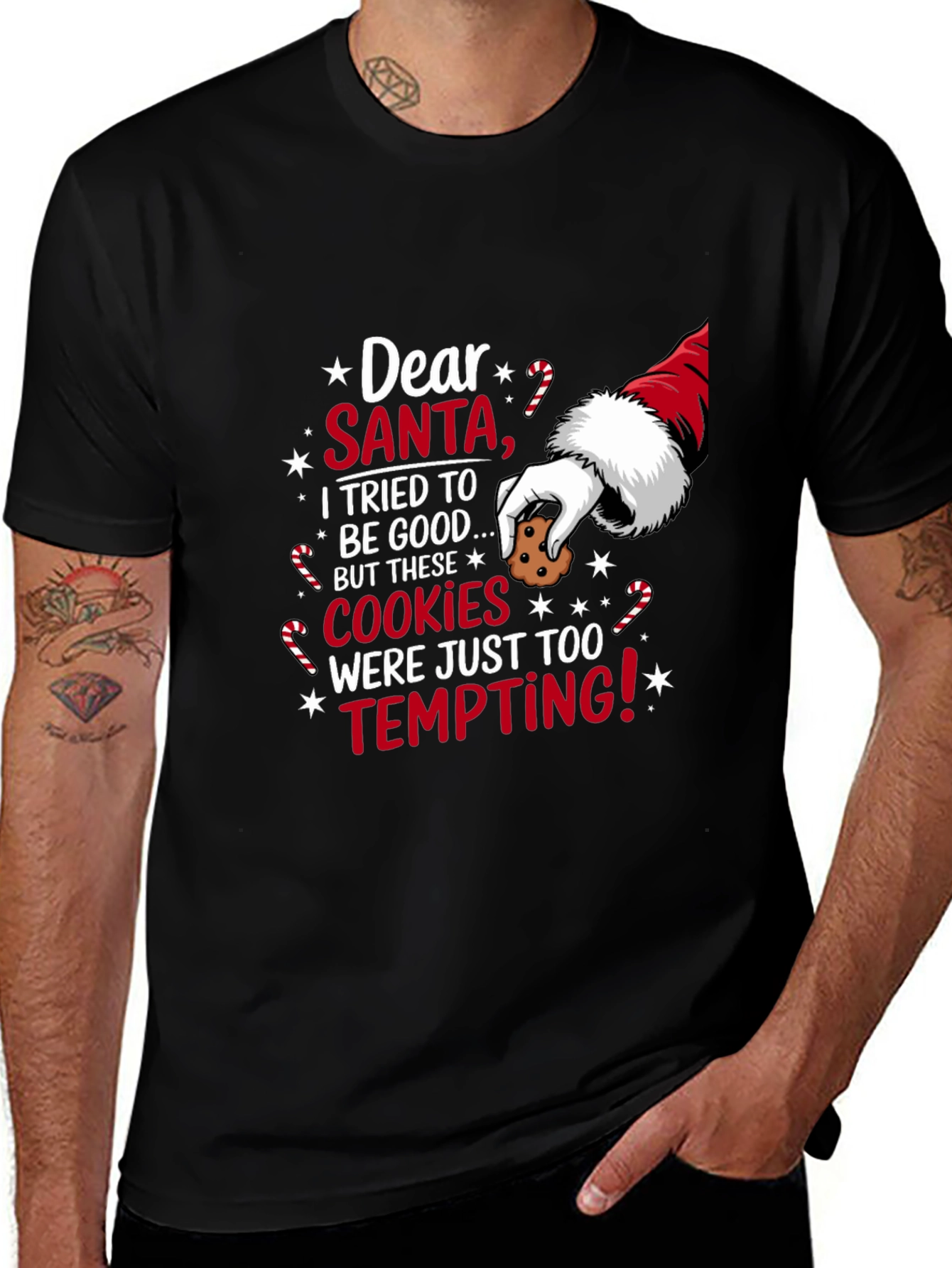 Dear Santa Cookie Temptation T-Shirt