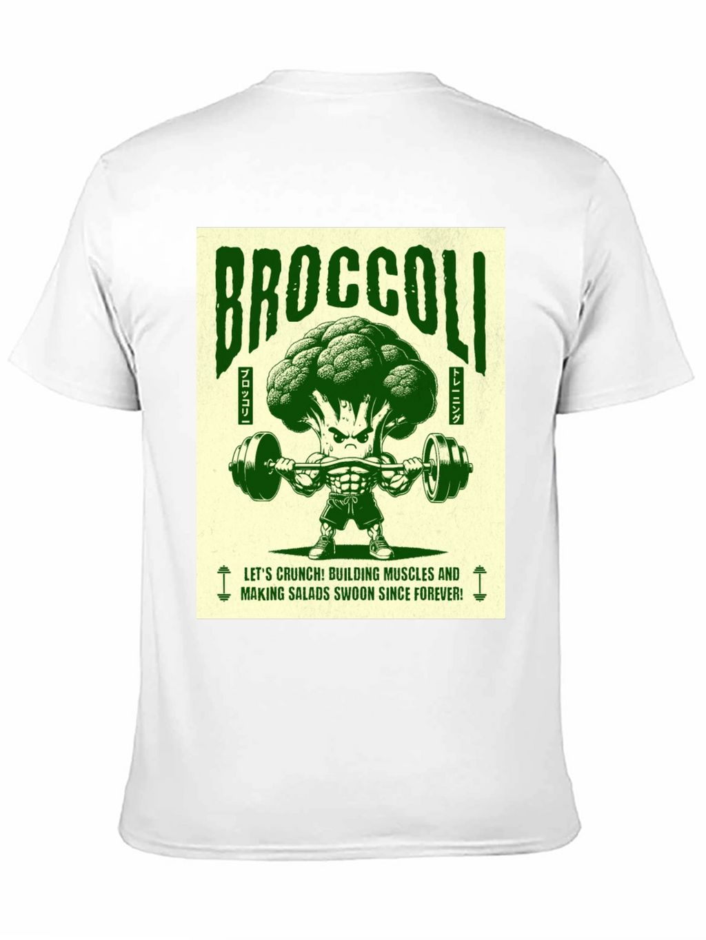 Broccoli Bodybuilder Graphic T-Shirt