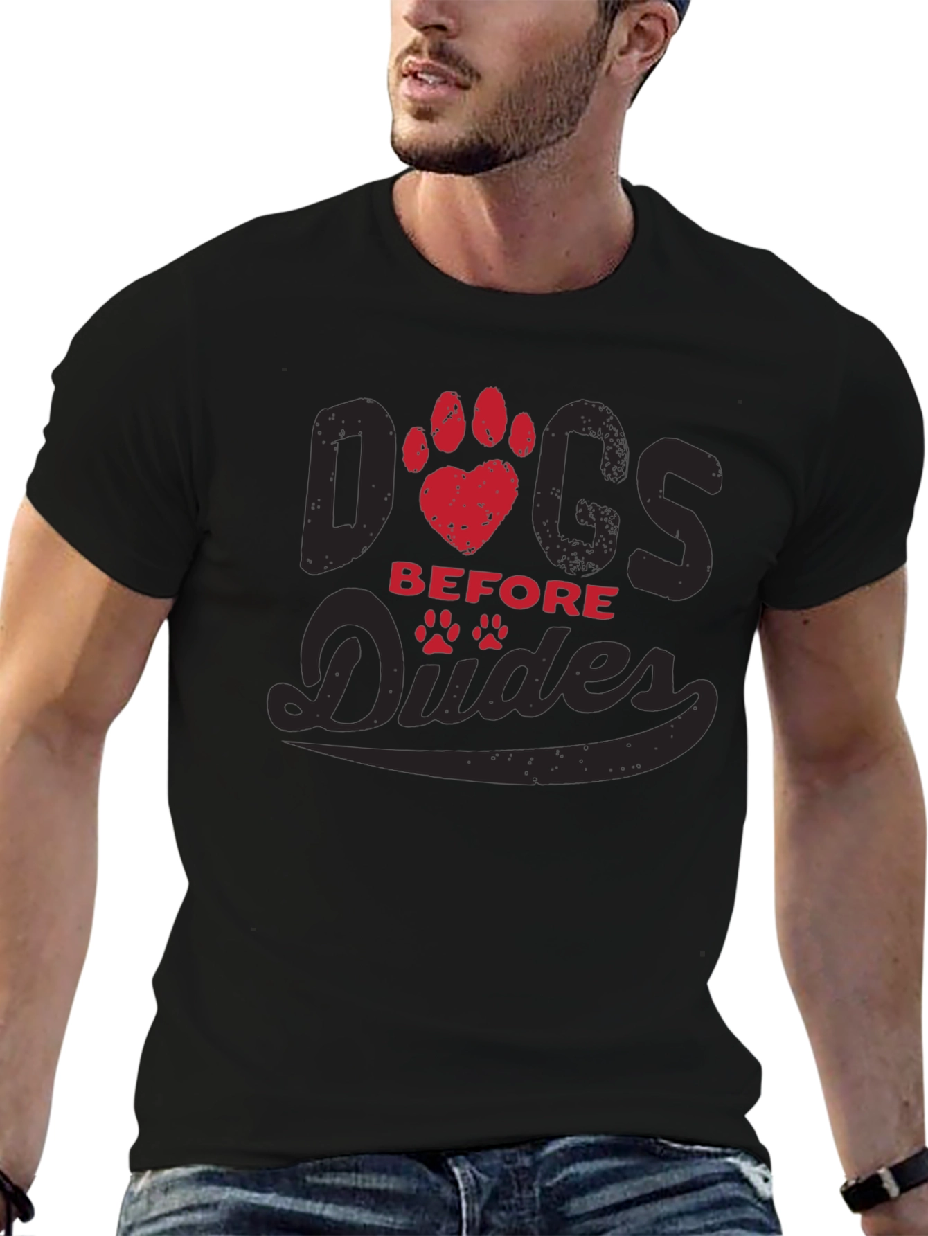 Dogs Before Dudes Graphic T-Shirt