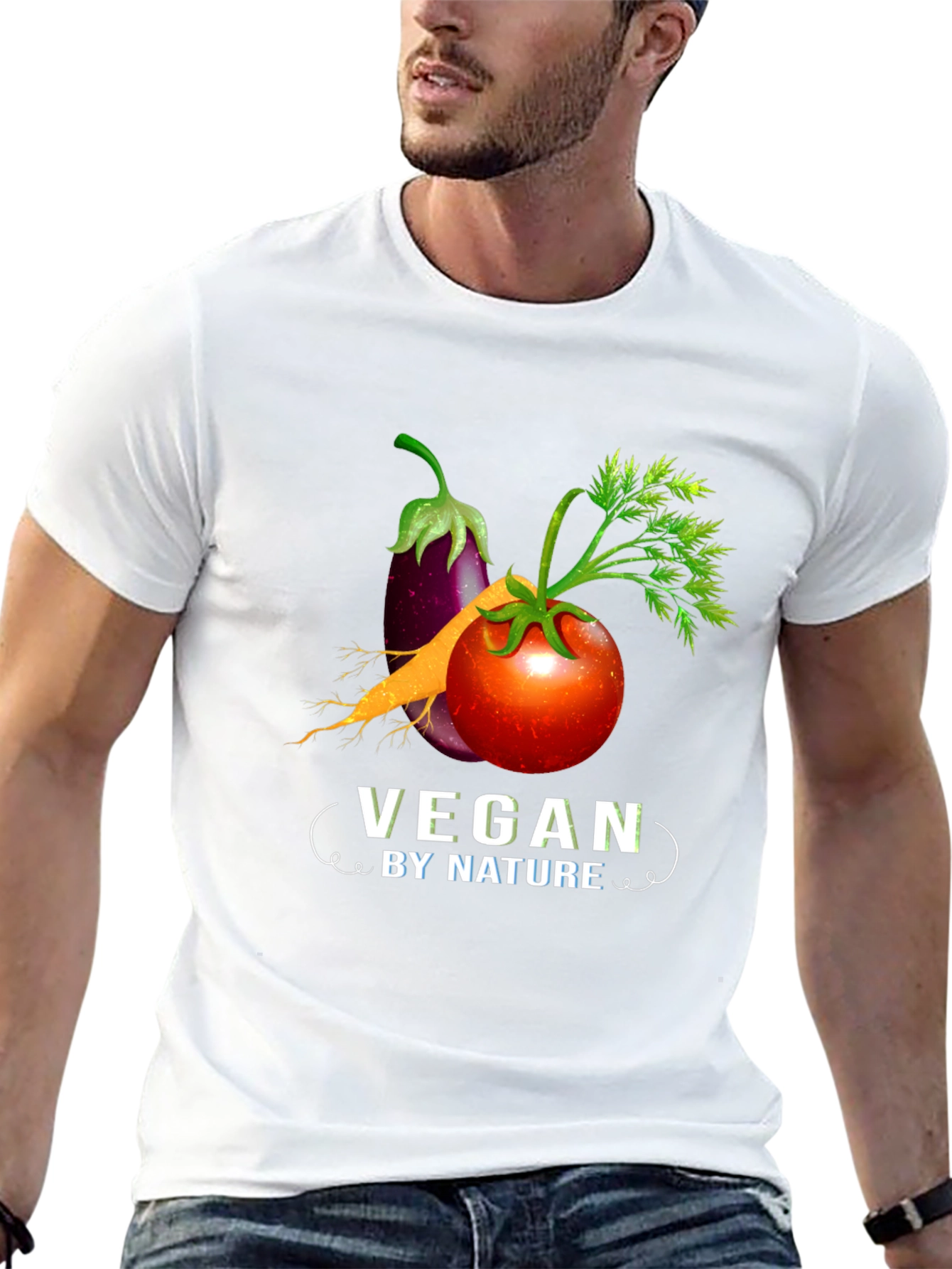 Vegan By Nature Graphic T-Shirt