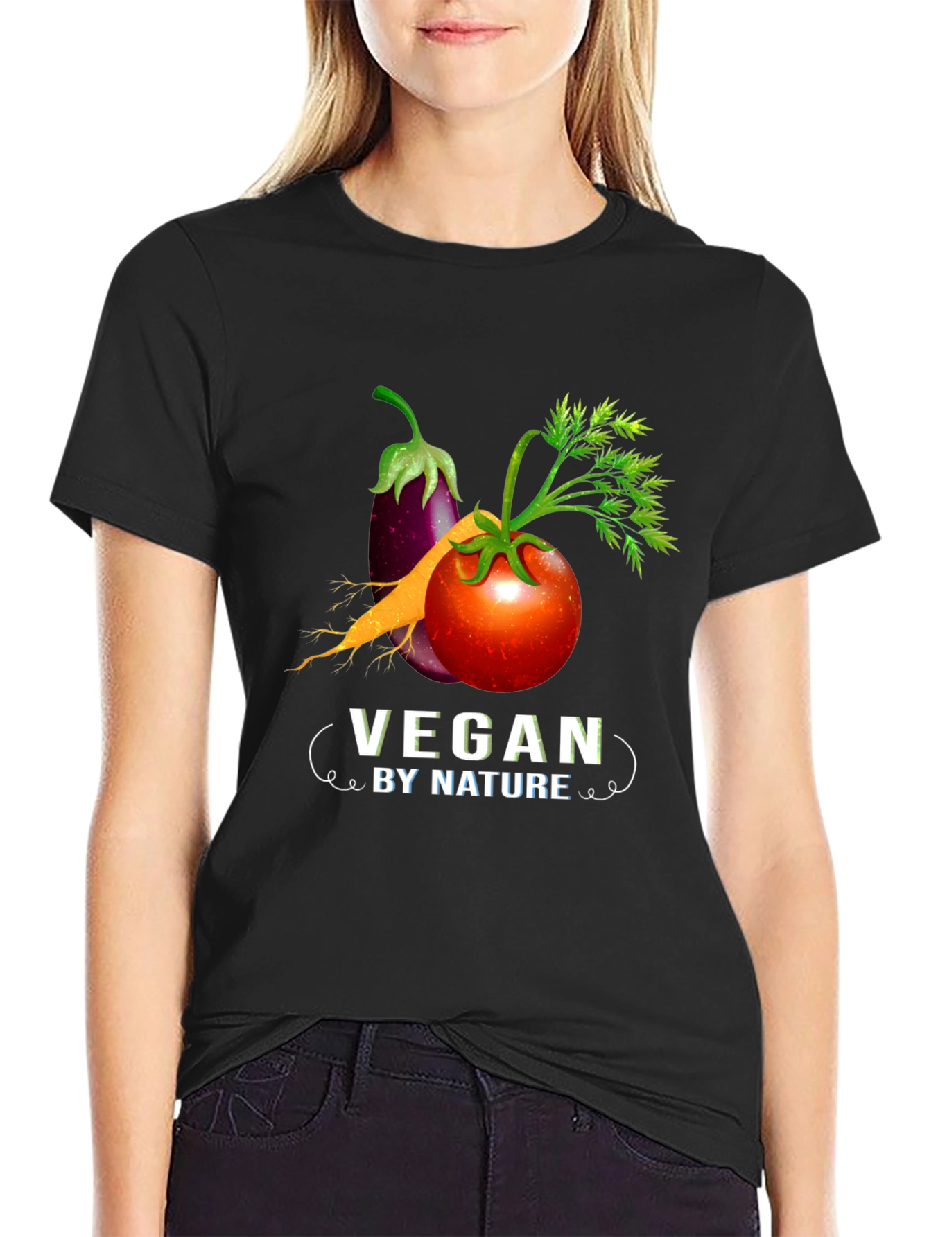 Vegan By Nature Graphic T-Shirt
