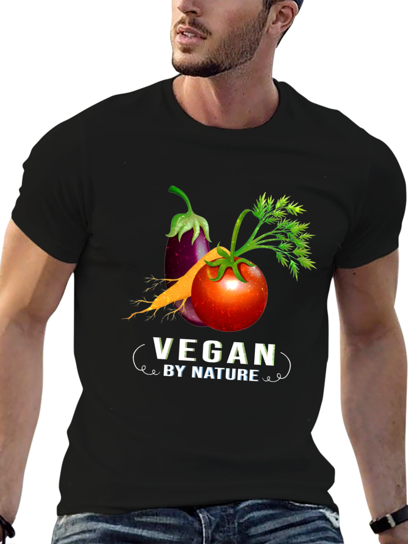 Vegan By Nature Graphic T-Shirt