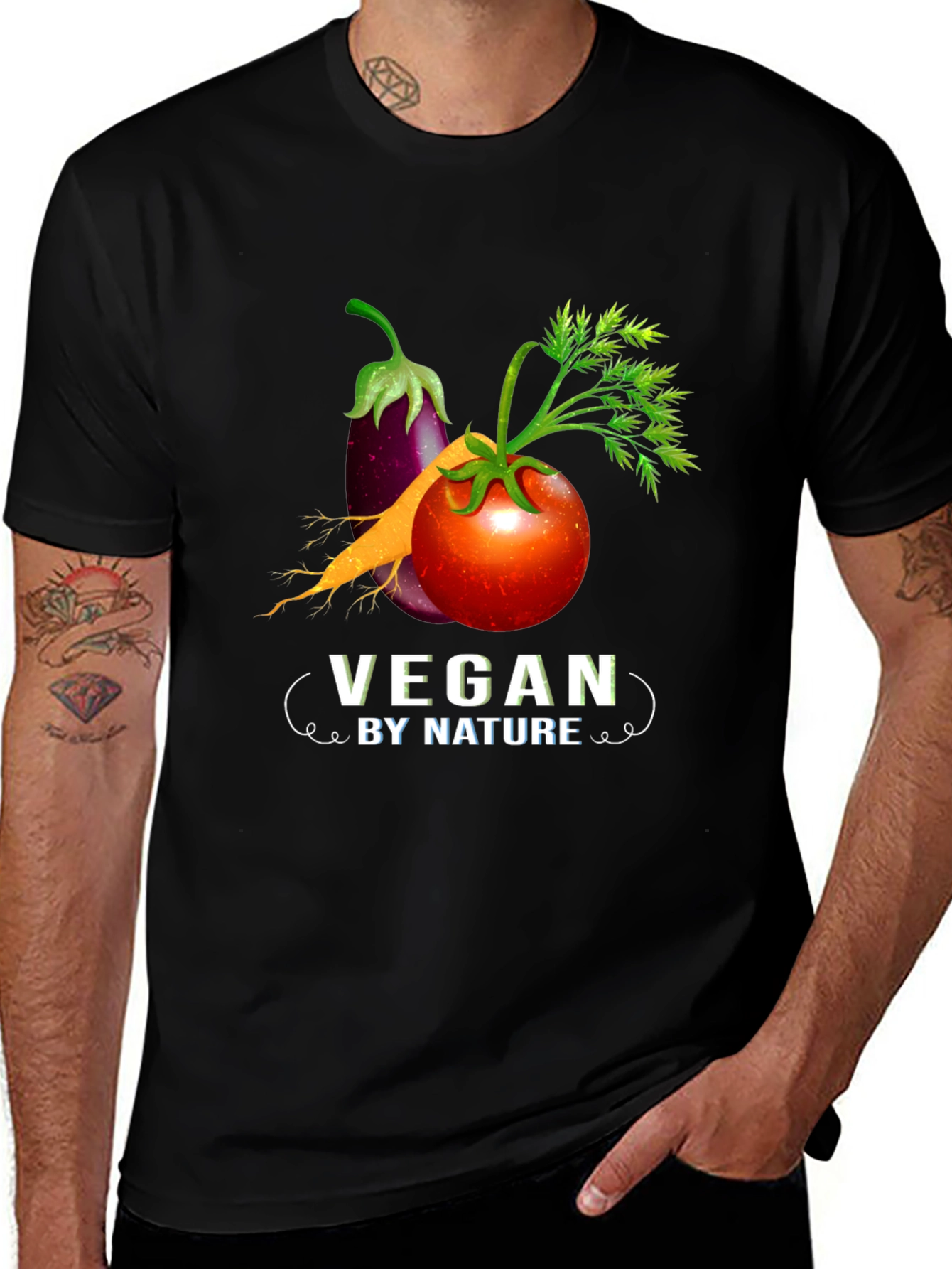 Vegan By Nature Graphic T-Shirt