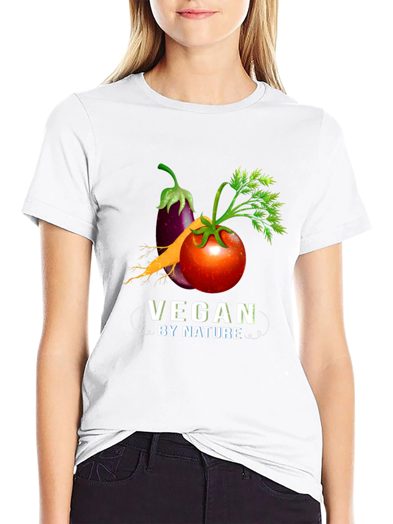 Vegan By Nature Graphic T-Shirt