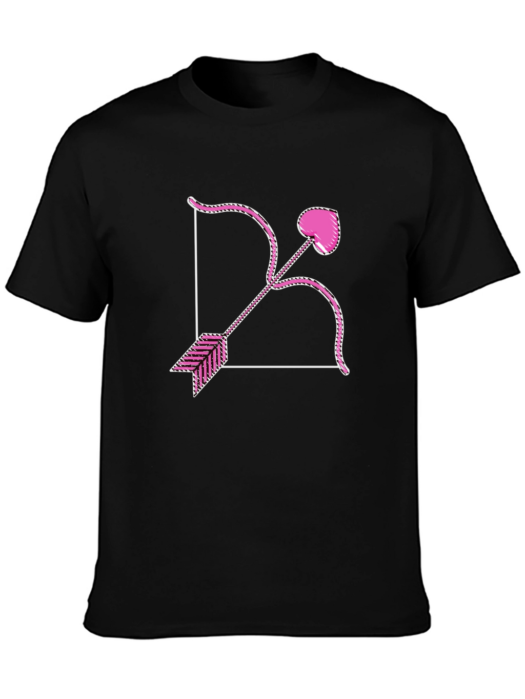 Cupid Bow and Arrow Graphic T-Shirt