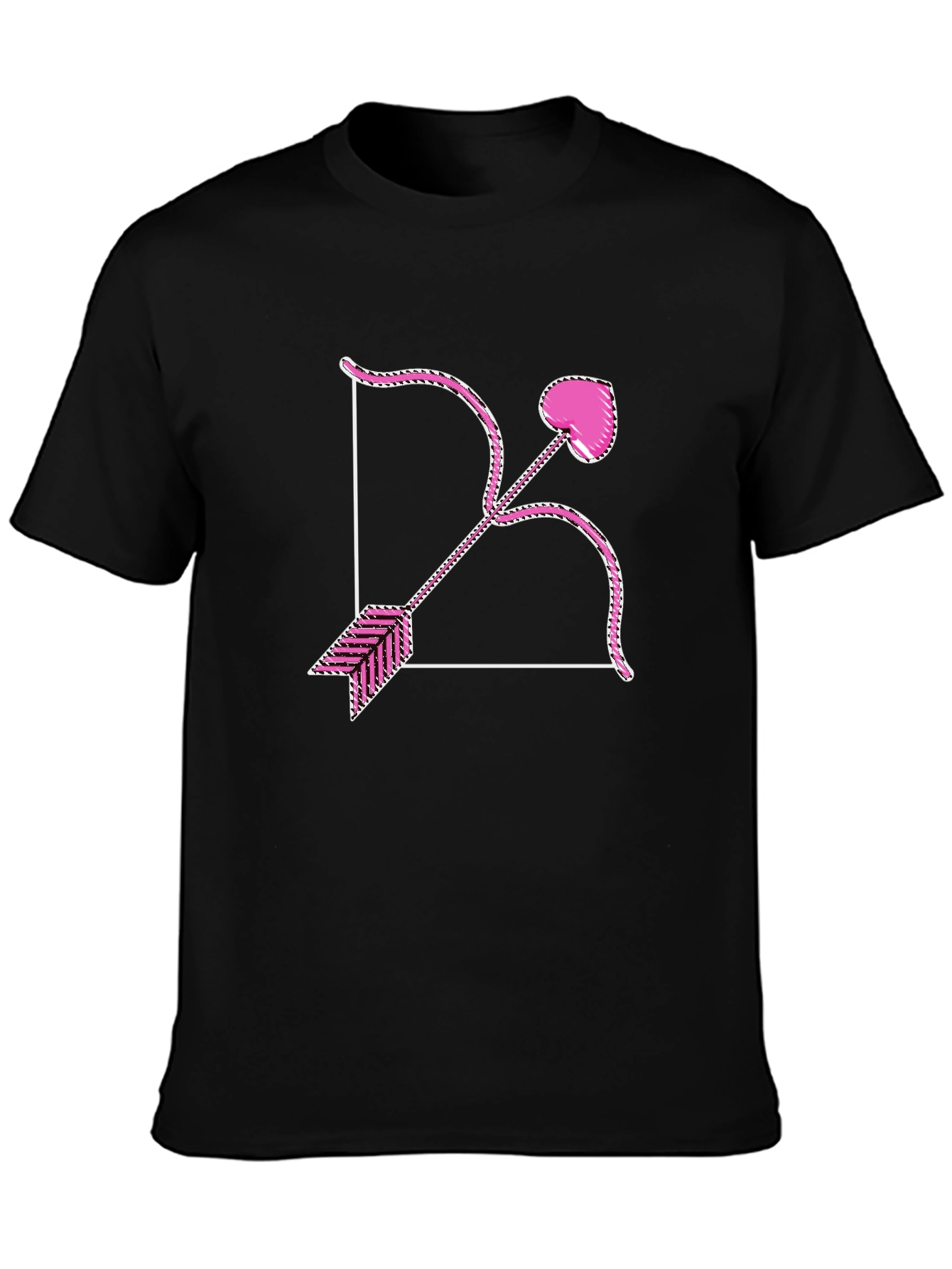 Cupid Bow and Arrow Graphic T-Shirt