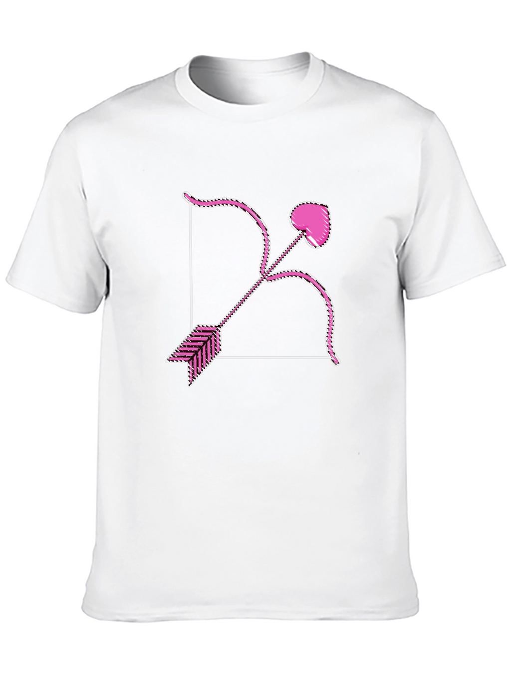 Cupid Bow and Arrow Graphic T-Shirt