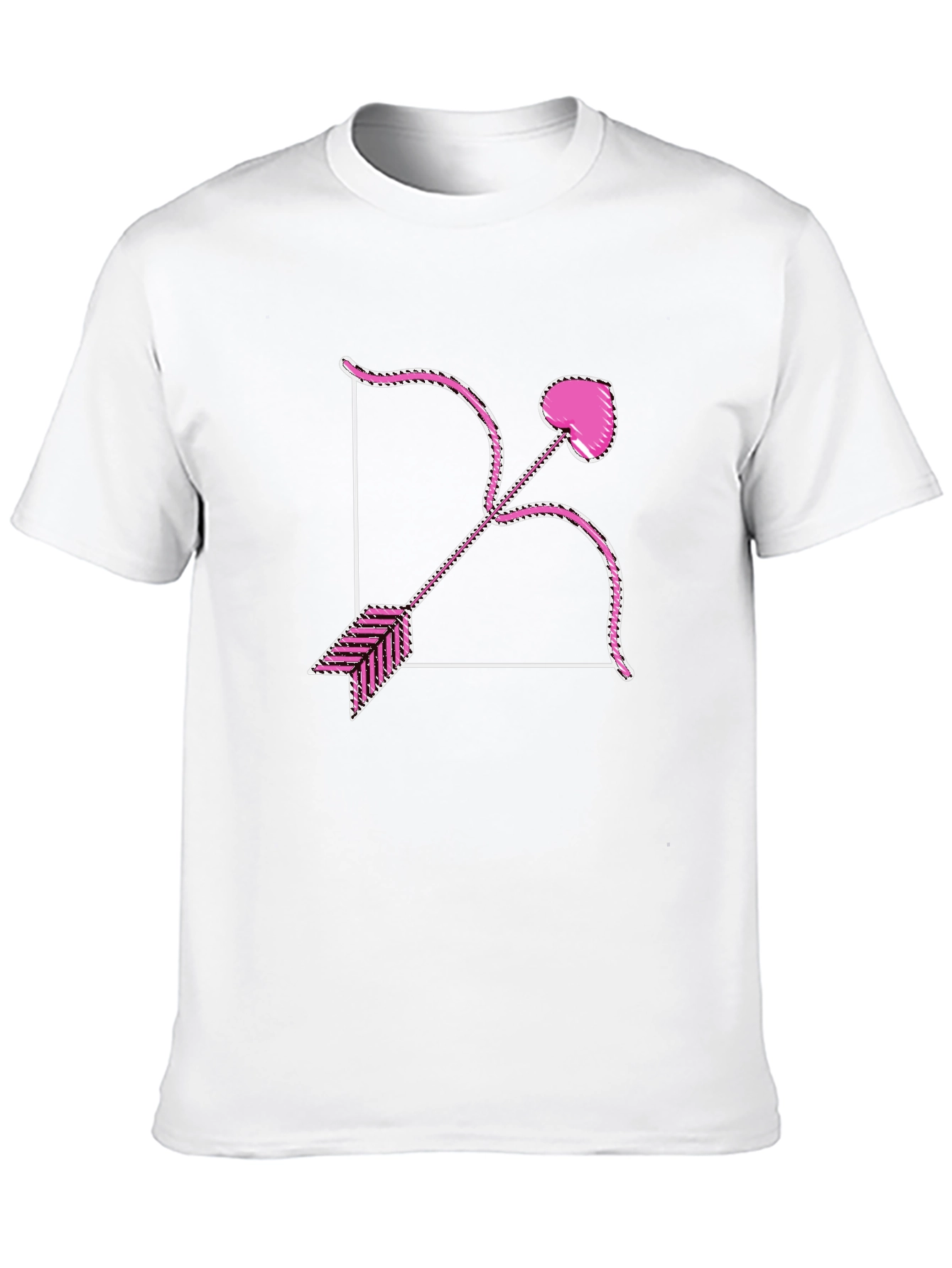 Cupid Bow and Arrow Graphic T-Shirt