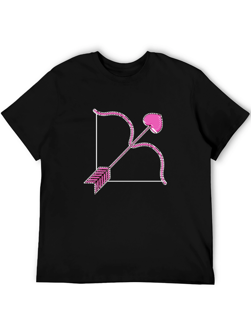 Cupid Bow and Arrow Graphic T-Shirt